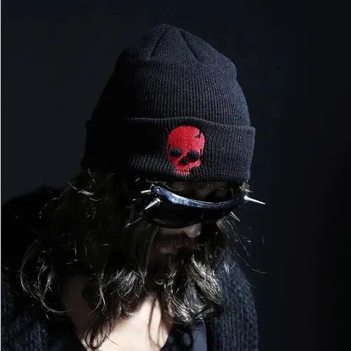 Japanese Brand Skull Head Knitted Beanies Hat Size ONE SIZE - 2 Thumbnail