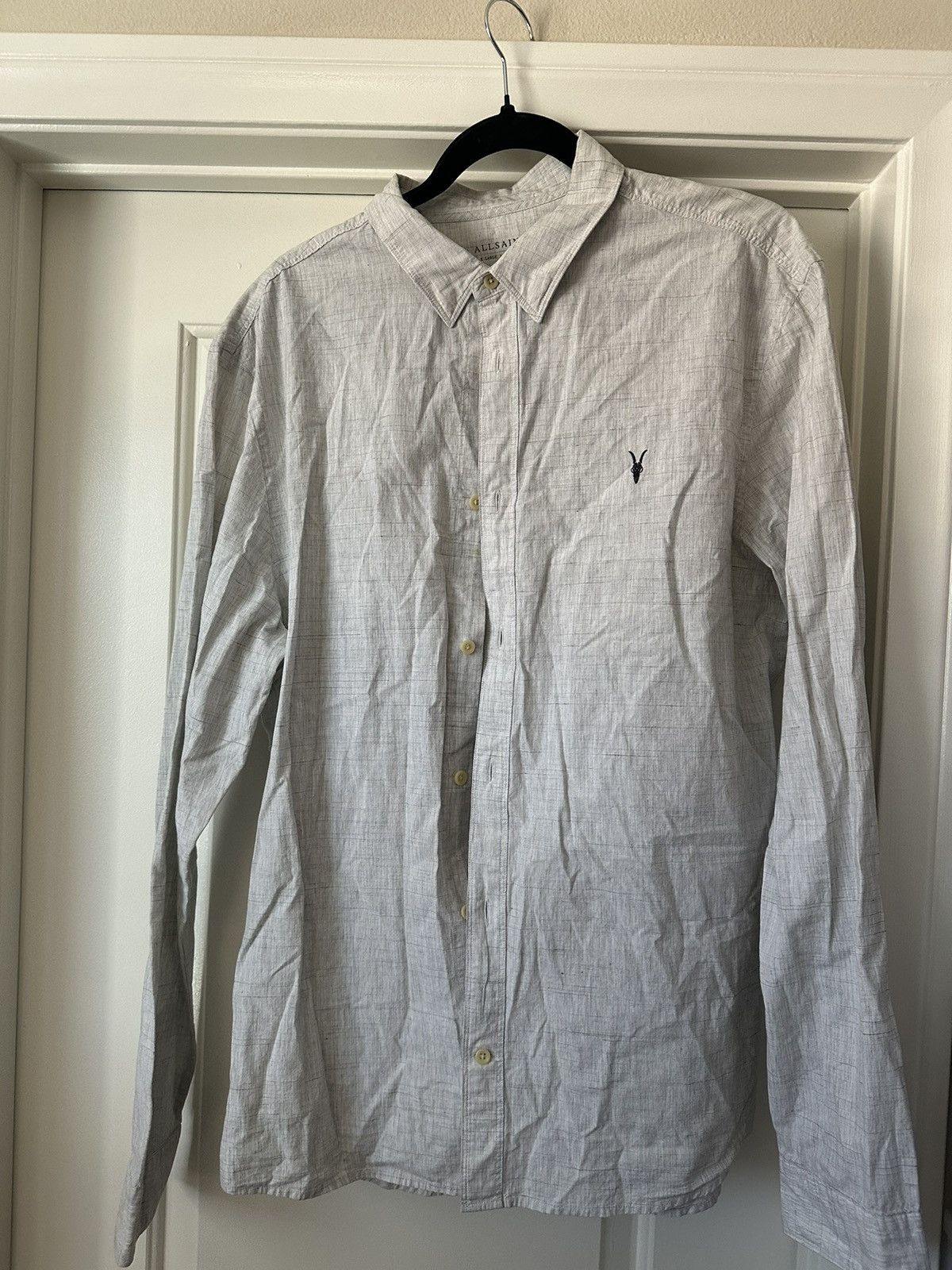 Allsaints AllSaints Button Up Shirt Size US XL / EU 56 / 4 - 1 Thumbnail