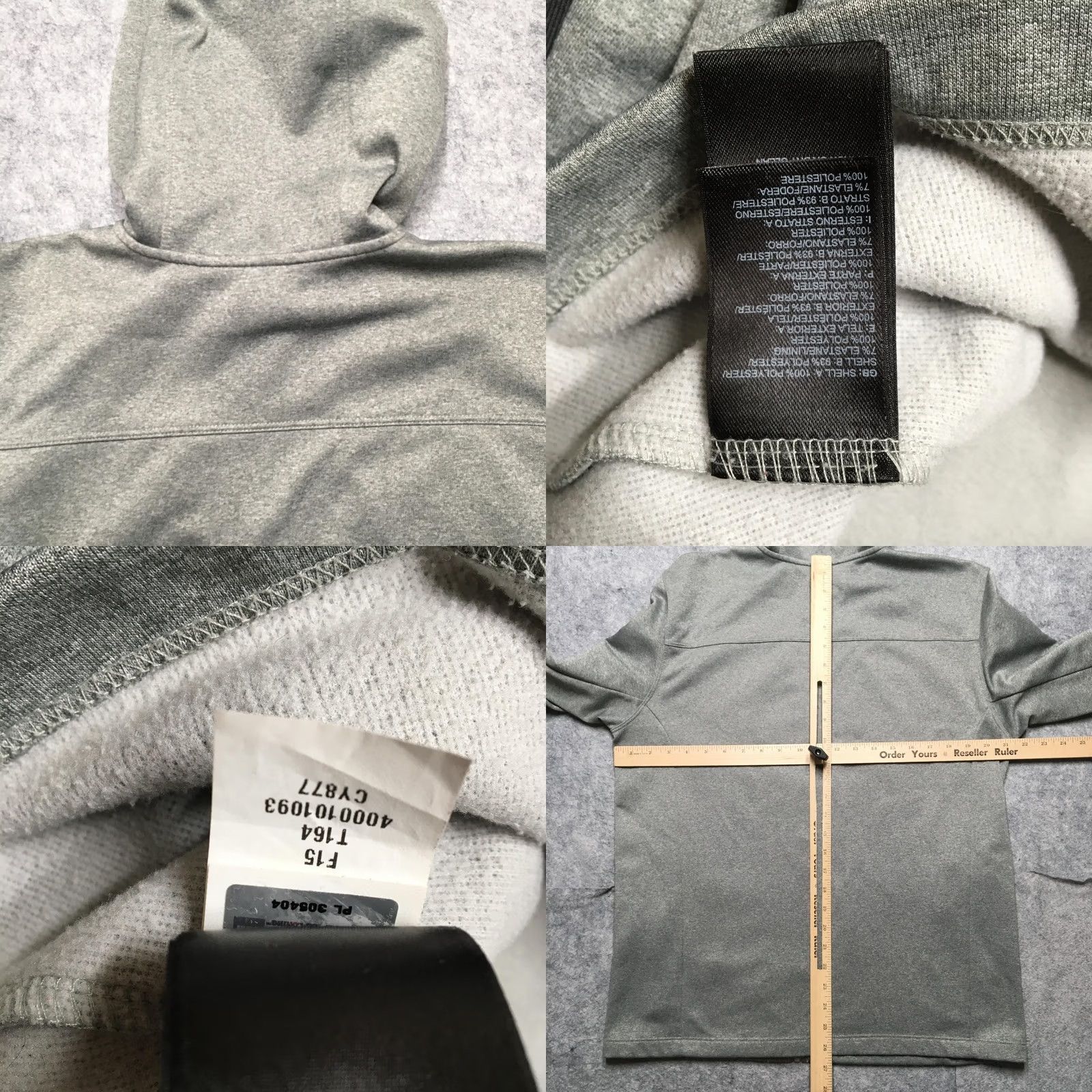 The North Face The North Face Jacket Mens L Gray Hooded Softshell Lined Full Zip Size US L / EU 52-54 / 3 - 8 Thumbnail