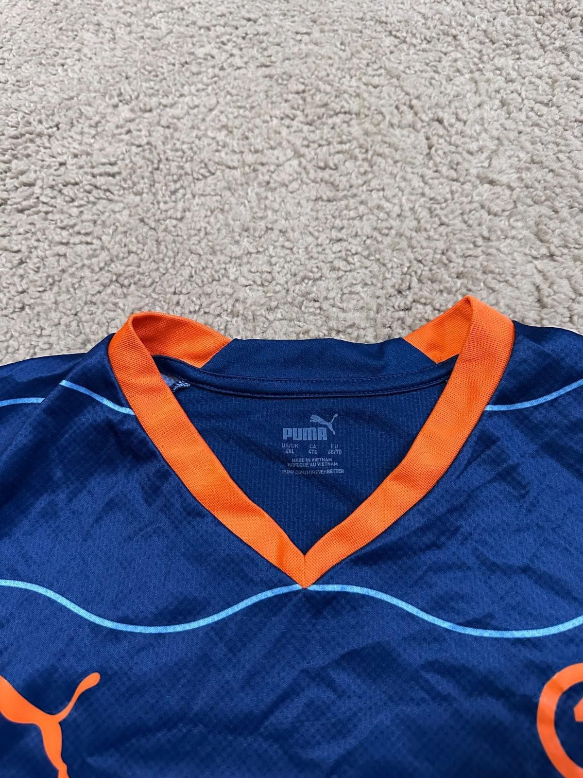 Puma BLACKPOOL ENGLAND 2022-2023 THIRD SHIRT FOOTBALL JERSEY PUMA Size US XXL / EU 58 / 5 - 4 Thumbnail