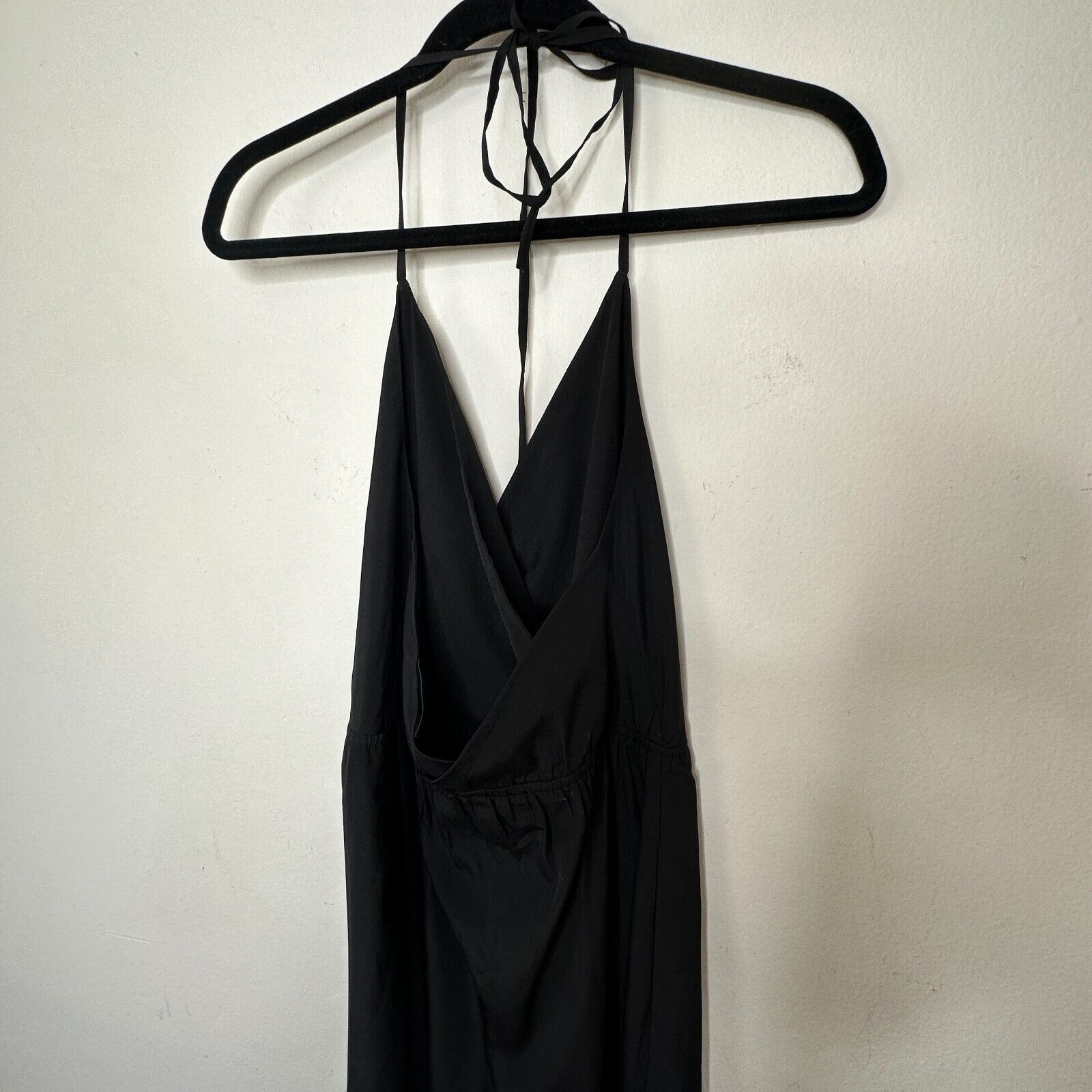 Other Kelly Renee Black Wrap VNeck Halter Top Jumpsuit Romper M Size 30" / US 8 / IT 44 - 5 Thumbnail