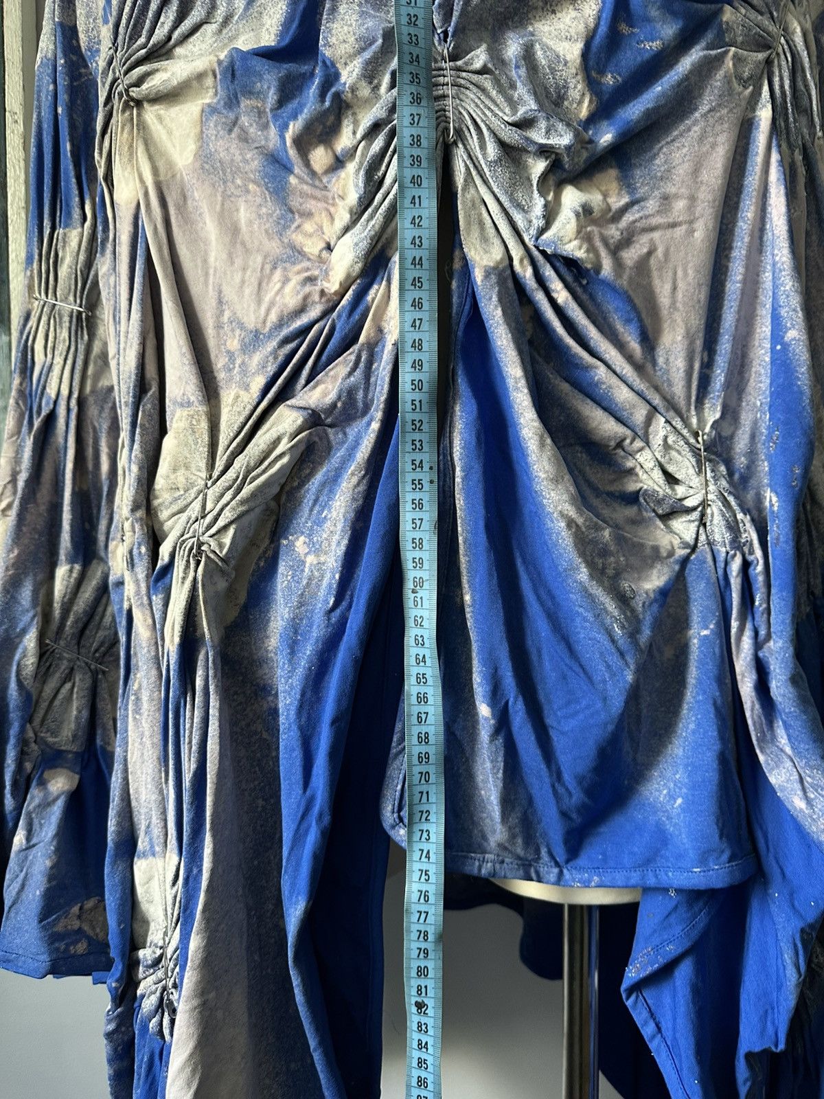Designer Experimental wax cape asymmetric rare school Size US M / EU 48-50 / 2 - 9 Thumbnail