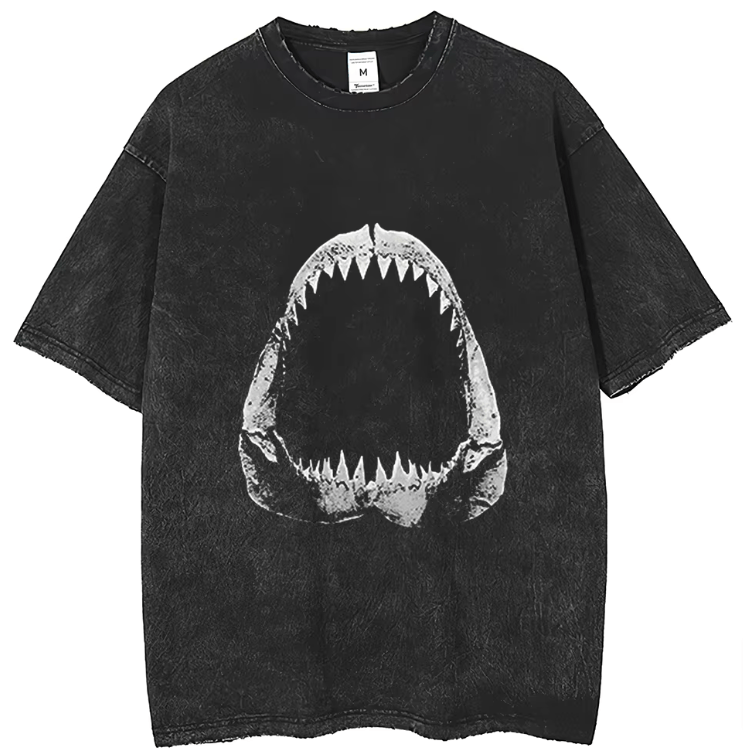 Japanese Brand × Vintage "Sharp Jaw-L" T-shirt Size US L / EU 52-54 / 3 - 1 Thumbnail