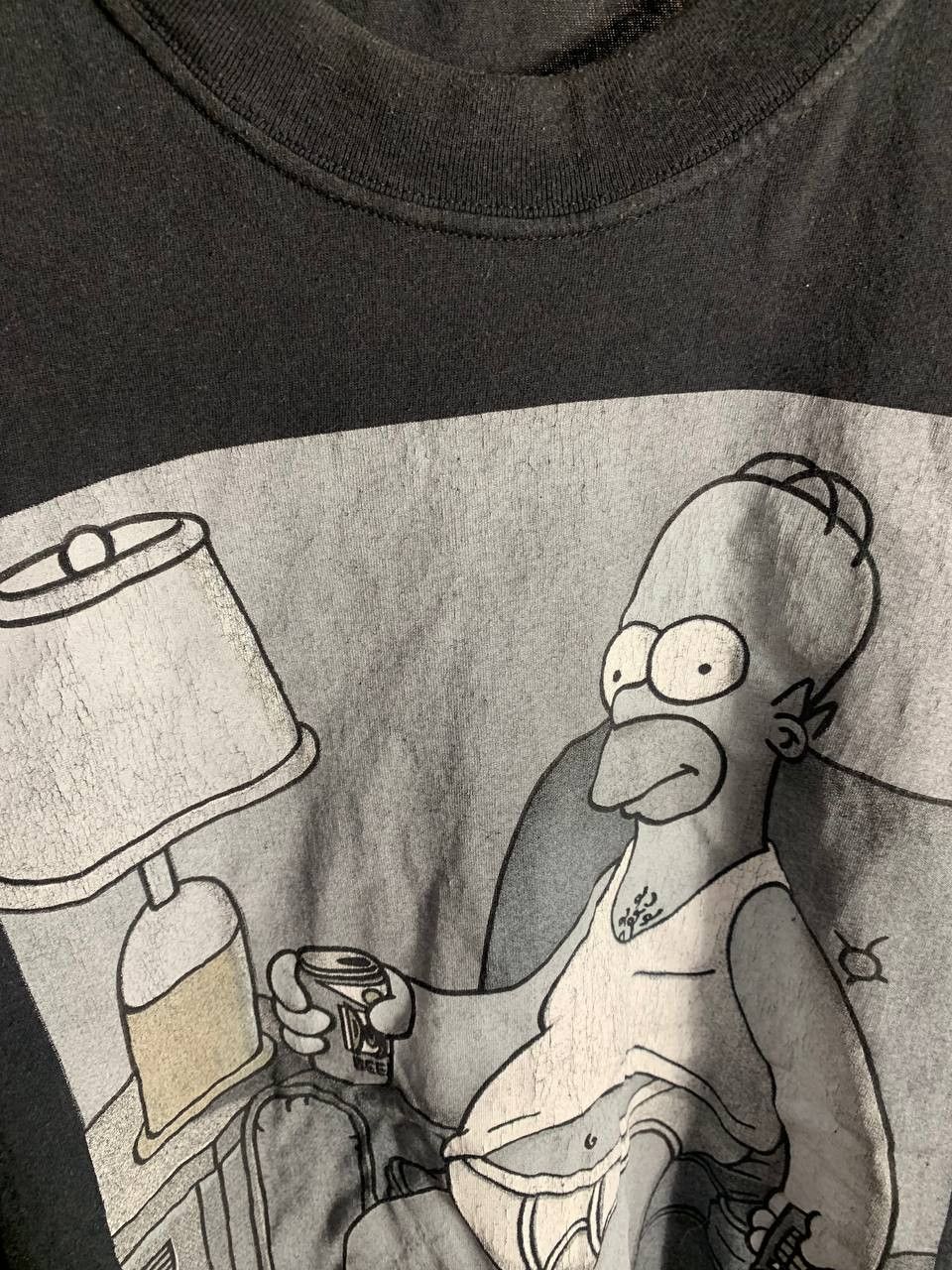 Cartoon Network Vintage Homer The Simpson 1995 T-shirt Retro Movie Y2K Size US L / EU 52-54 / 3 - 4 Thumbnail