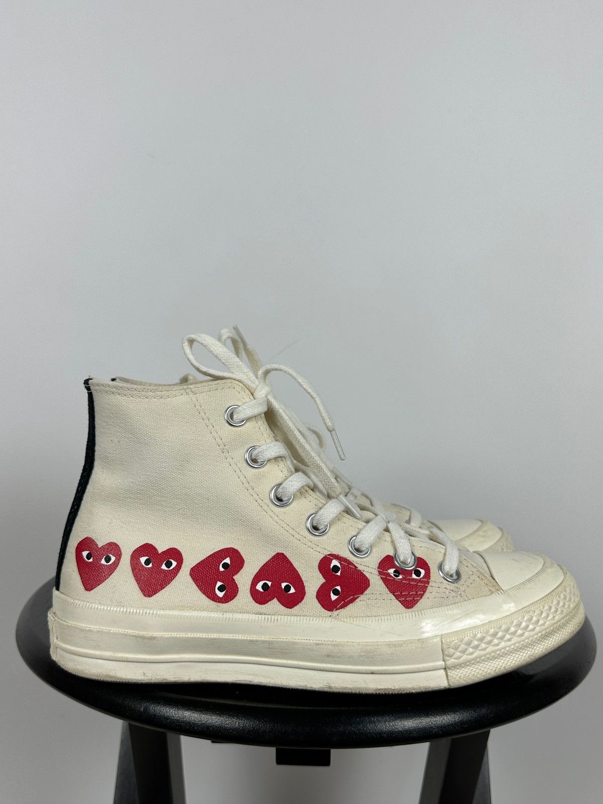 Comme des Garcons Comme Des Garçons x Chuck Taylor Converse All Star Hi Top Size US 5 / EU 37 - 2 Thumbnail