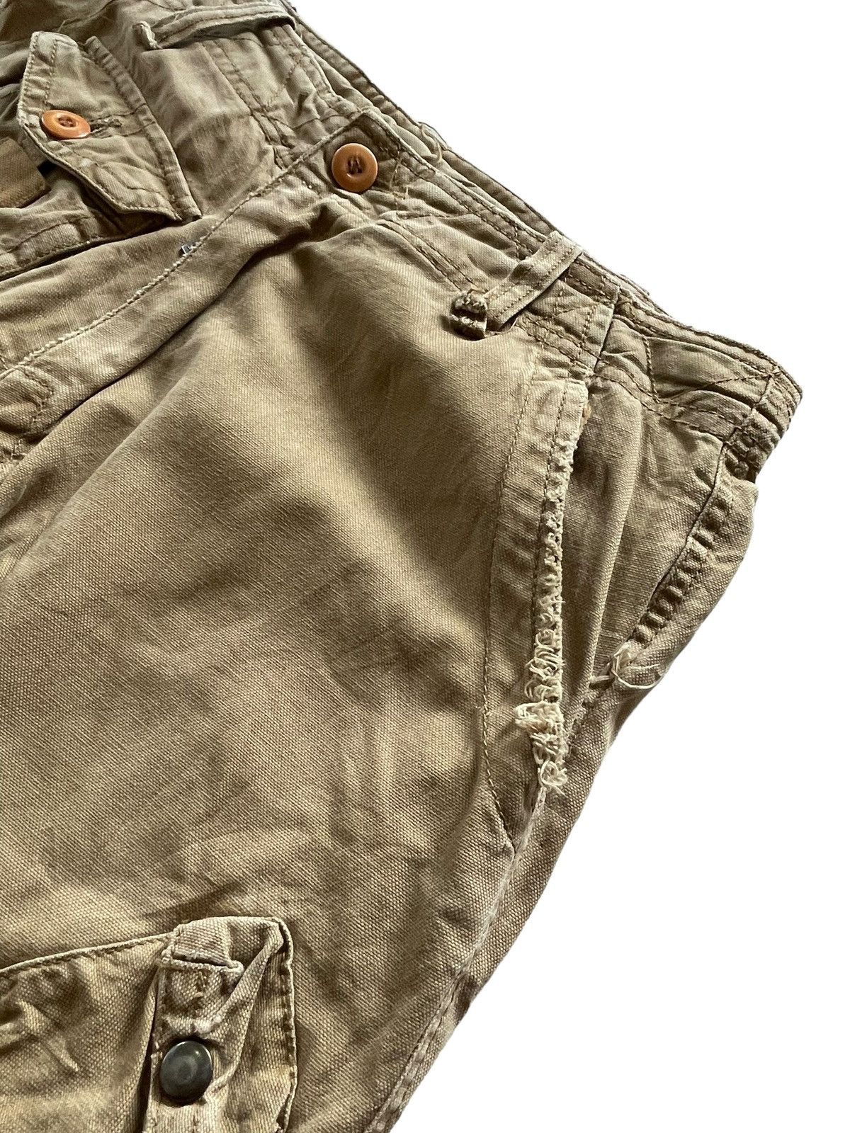 Japanese Brand × Junya Watanabe Junyawatanabe Dolce Gabanna Style Distressed Baggy Cargos Size US 32 / EU 48 - 10 Thumbnail