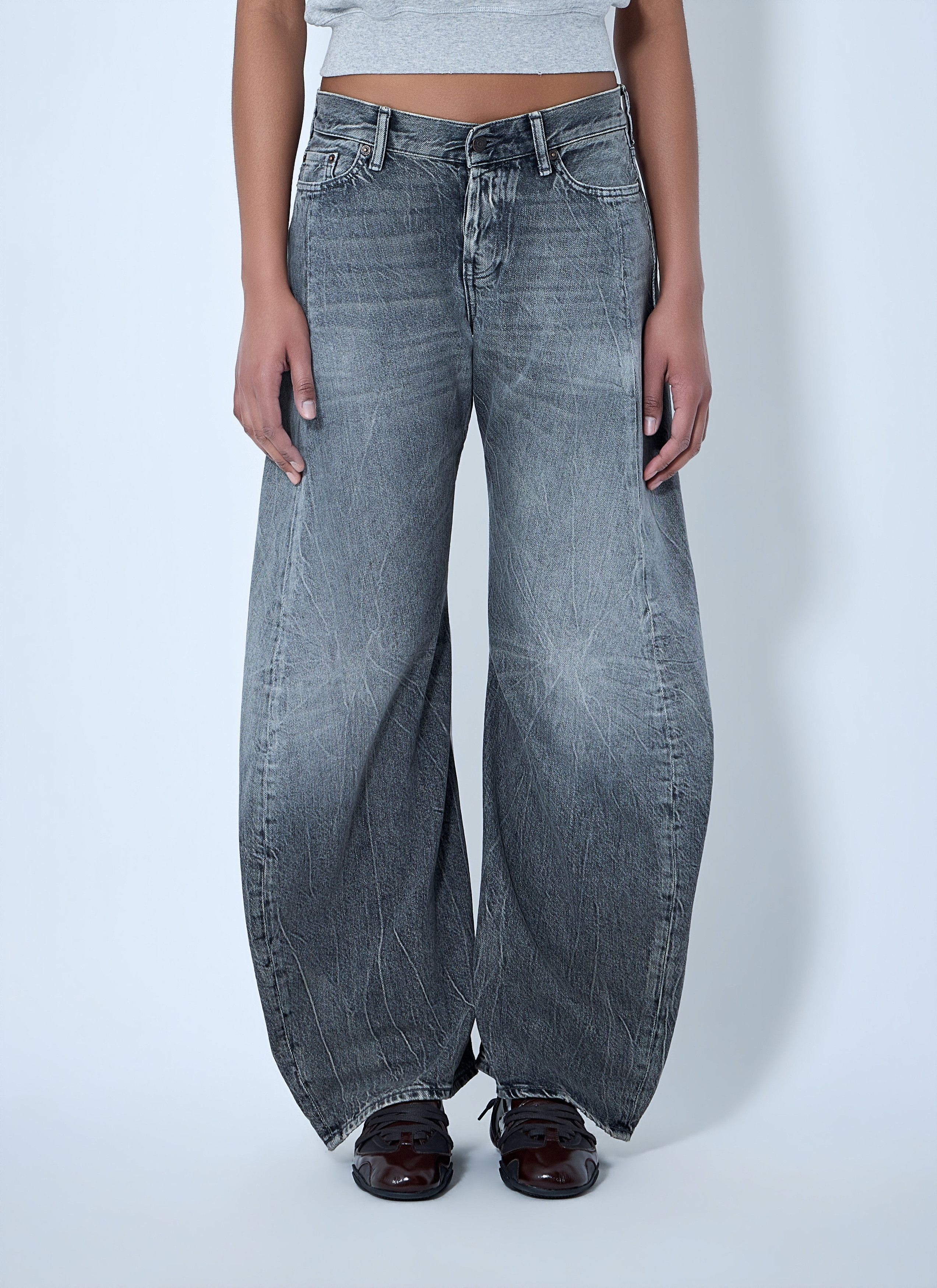 Acne Studios Wide-Leg Denim Trousers Size 30" / US 8 / IT 44 - 1 Thumbnail