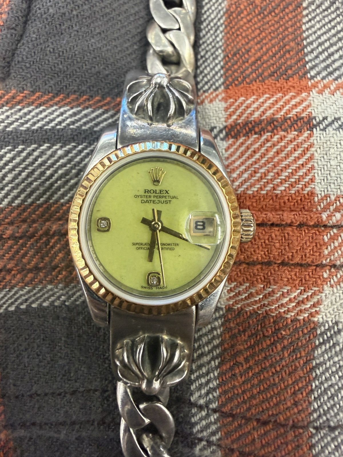 Chrome Hearts SUPER RARE! Chrome Hearts Rolex Oyster Perpetual Datejust Size 36 - 2 Thumbnail