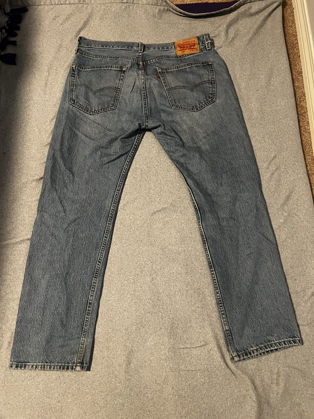 Levi's Levi's 505 vintage straight leg denim jeans Size US 36 / EU 52 - 2 Thumbnail