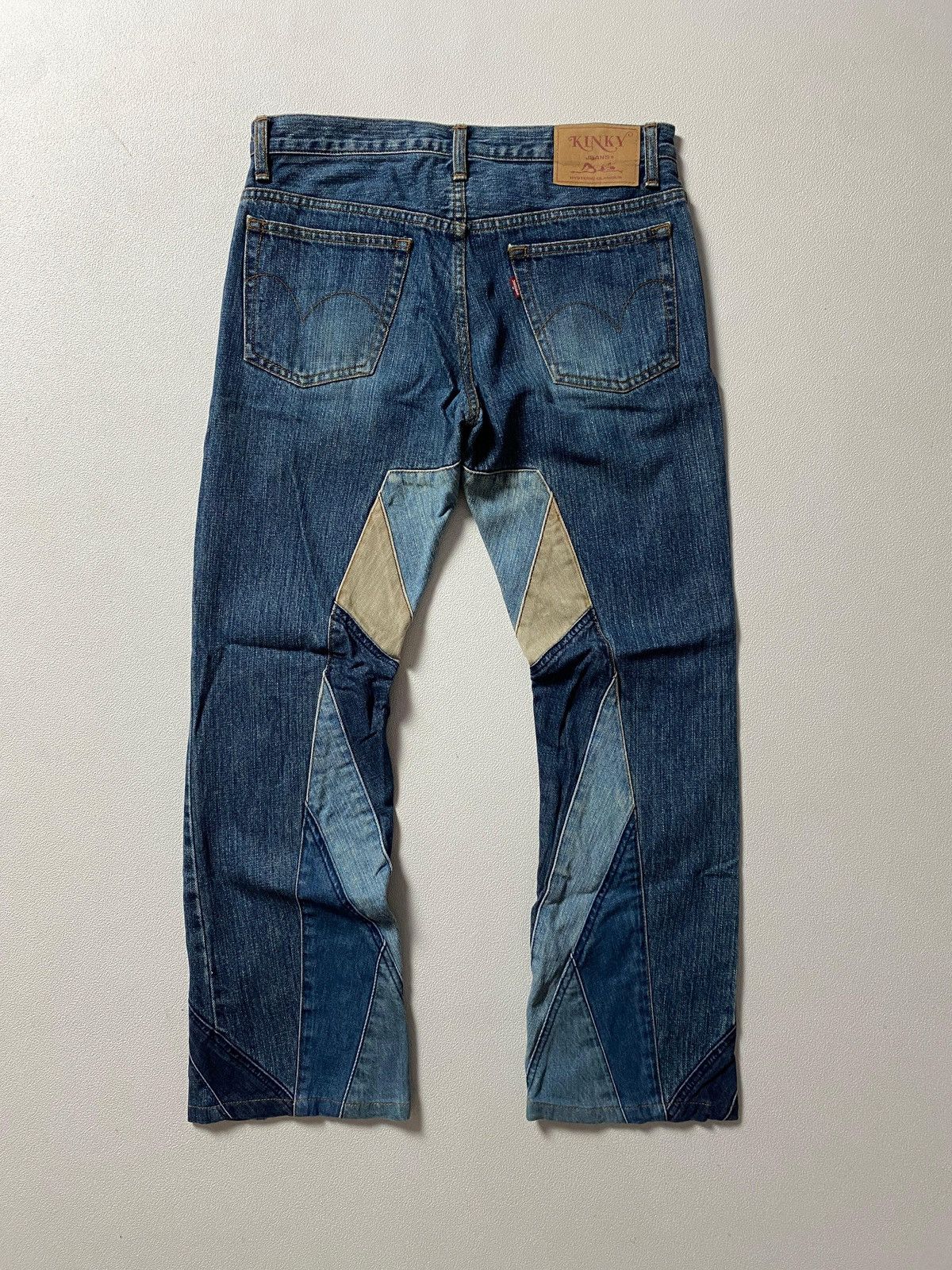 Hysteric Glamour Hysteric Glamour ‘Patchwork’ Flared Leg Denim Size US 30 / EU 46 - 1 Thumbnail