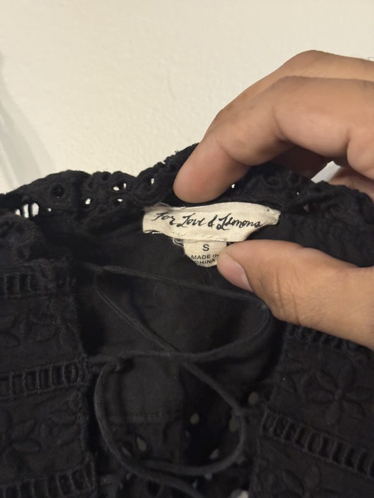 For Love & Lemons Crochet Top Size XXS / US 00 / IT 34 - 4 Thumbnail