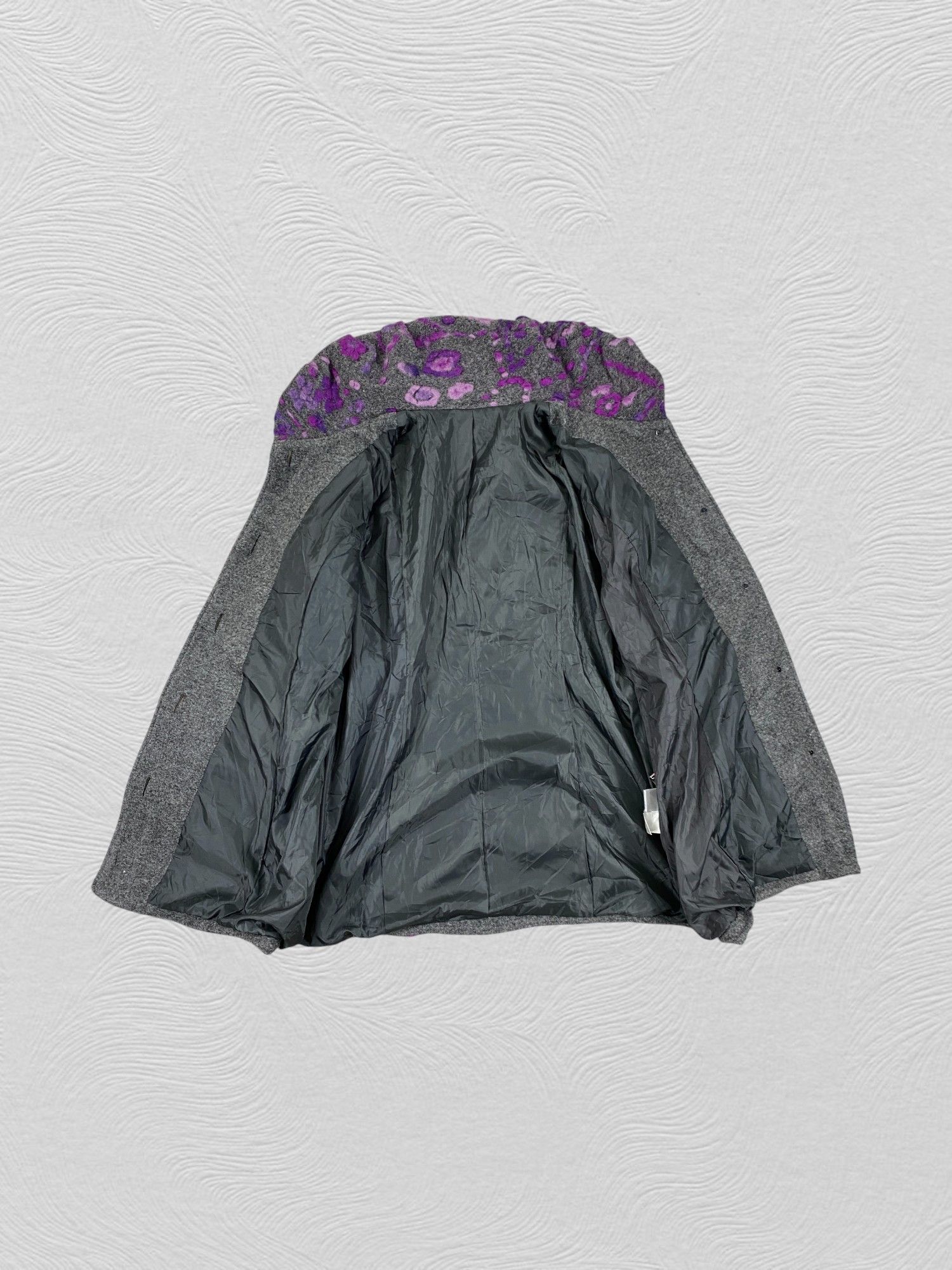 Japanese Brand Japanese Brand Wool Floral Coat Jacket- J416 Size M / US 6-8 / IT 42-44 - 3 Thumbnail