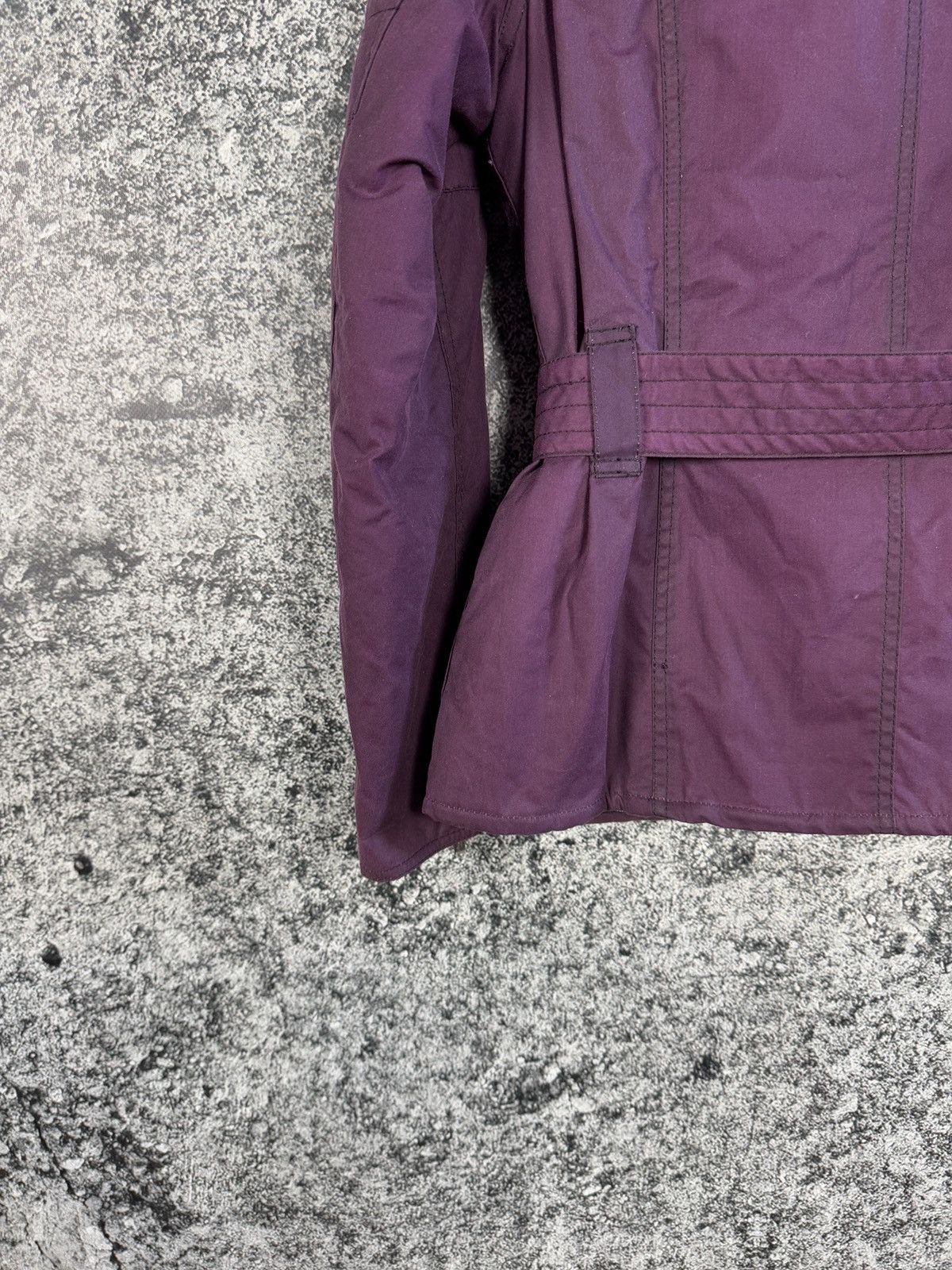 Barbour Women’s Barbour International Fireblade Belted Wax Jacket Size L / US 10 / IT 46 - 16 Thumbnail