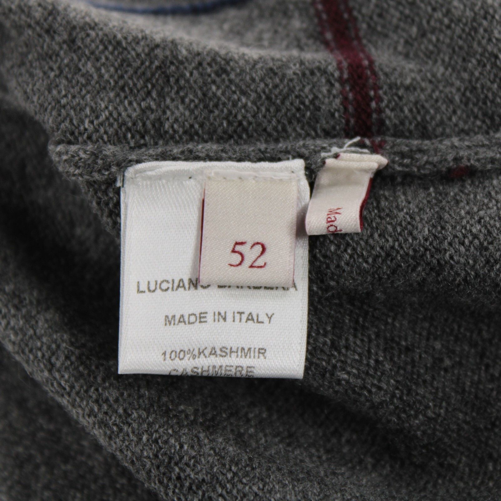 Luciano Barbera Luciano Barbera Sweater Size US L in Gray Size US L / EU 52-54 / 3 - 3 Thumbnail