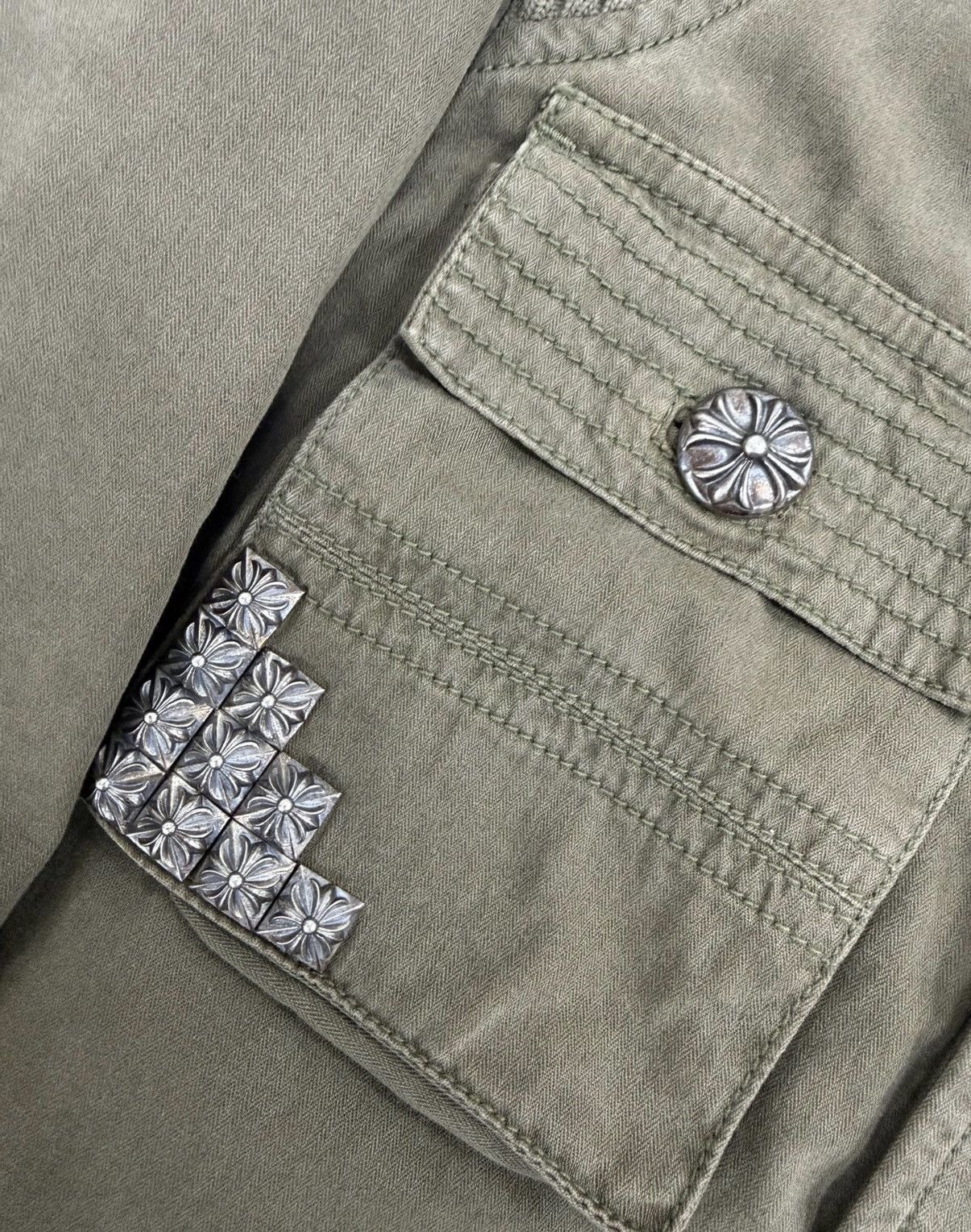 Chrome Hearts Brand New Size S Chrome Hearts Army Green M65 Jacket Size US S / EU 44-46 / 1 - 3 Thumbnail