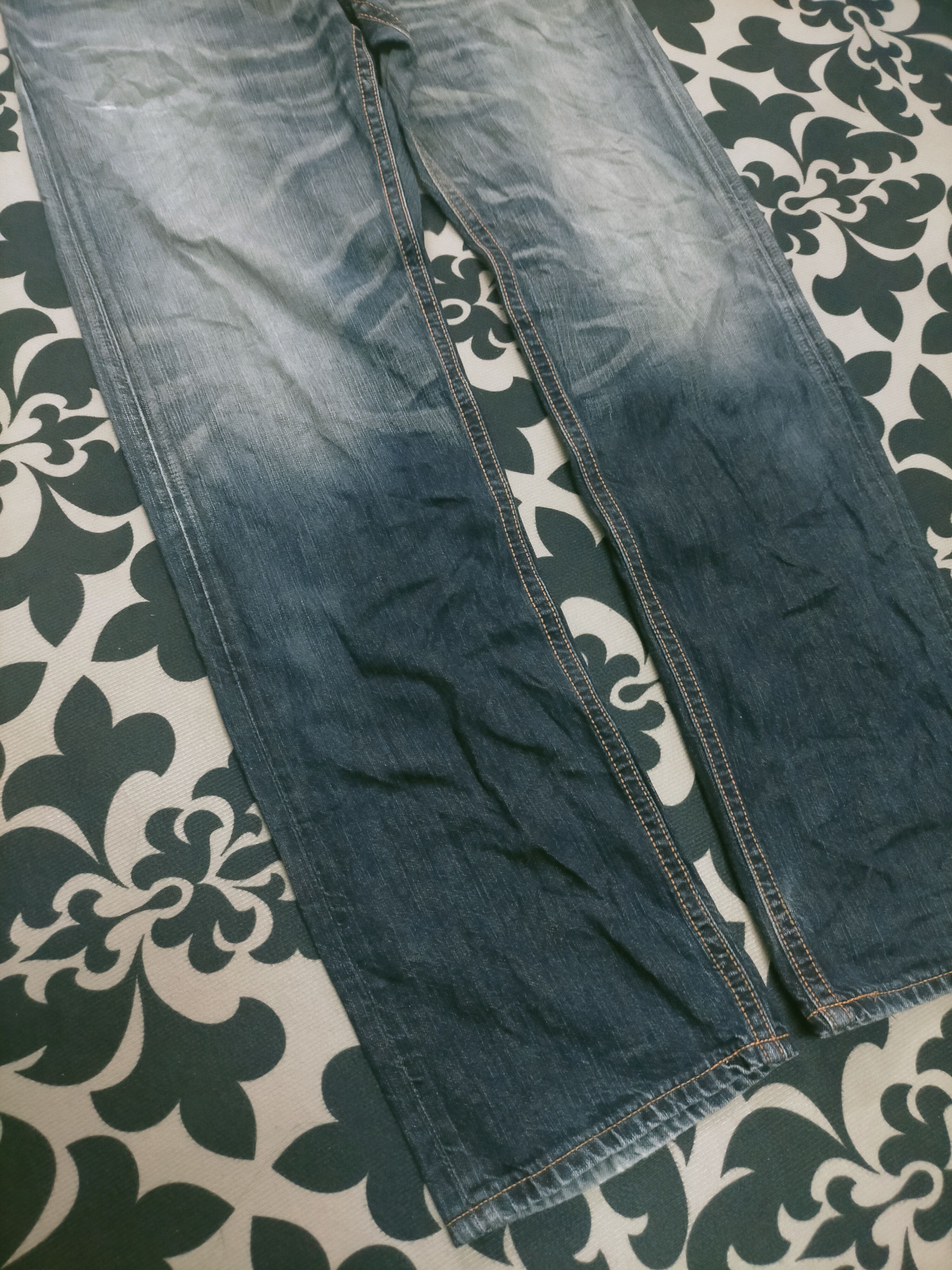 Edwin × Japanese Brand 🔥 Mudwash Distressed Edwin XV Jeans Size US 33 - 3 Thumbnail