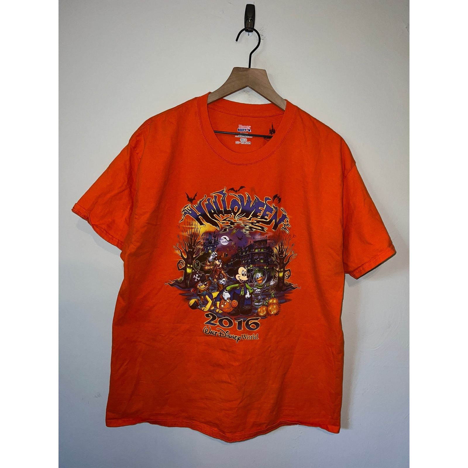Disney 2016 Halloween Walt Disney World Mickey Shirt Tee XL 2010s Size US XL / EU 56 / 4 - 1 Thumbnail