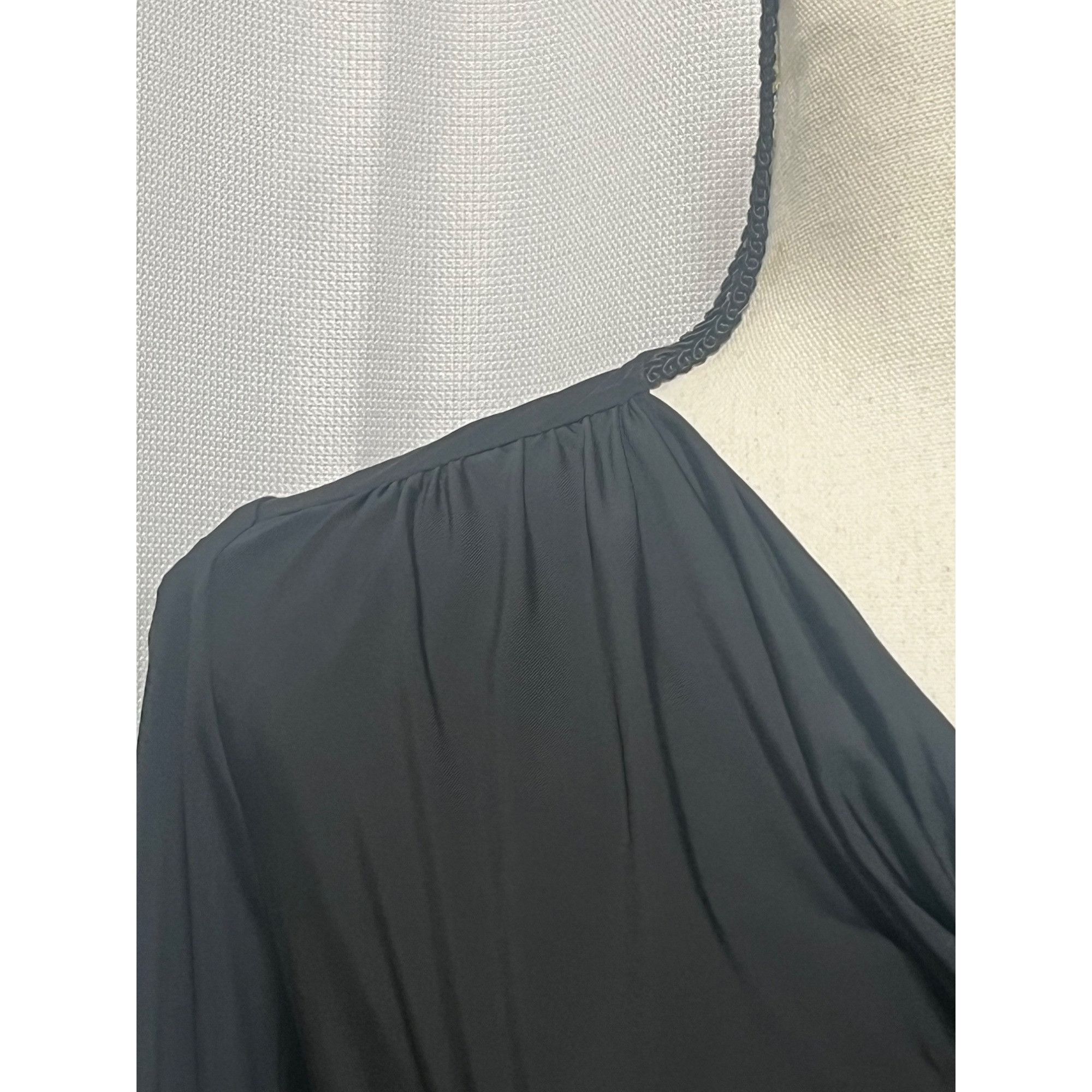 Other Open Edit Cowl Neck Long Sleeve Crop Top, Black, S Size S / US 4 / IT 40 - 5 Thumbnail