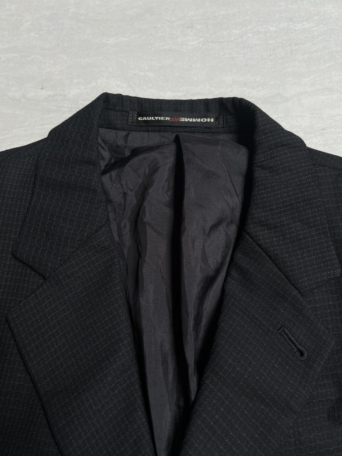 Gaultier Homme Objet Jean Paul Gaultier Homme Objet Striped Suit Jacket Size US M / EU 48-50 / 2 - 10 Thumbnail
