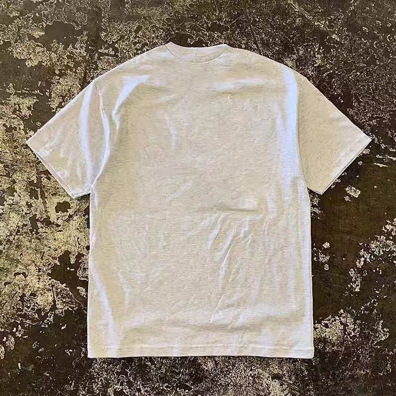 Vintage Gray retro puppy print cotton t-shirt Size US M / EU 48-50 / 2 - 2 Thumbnail