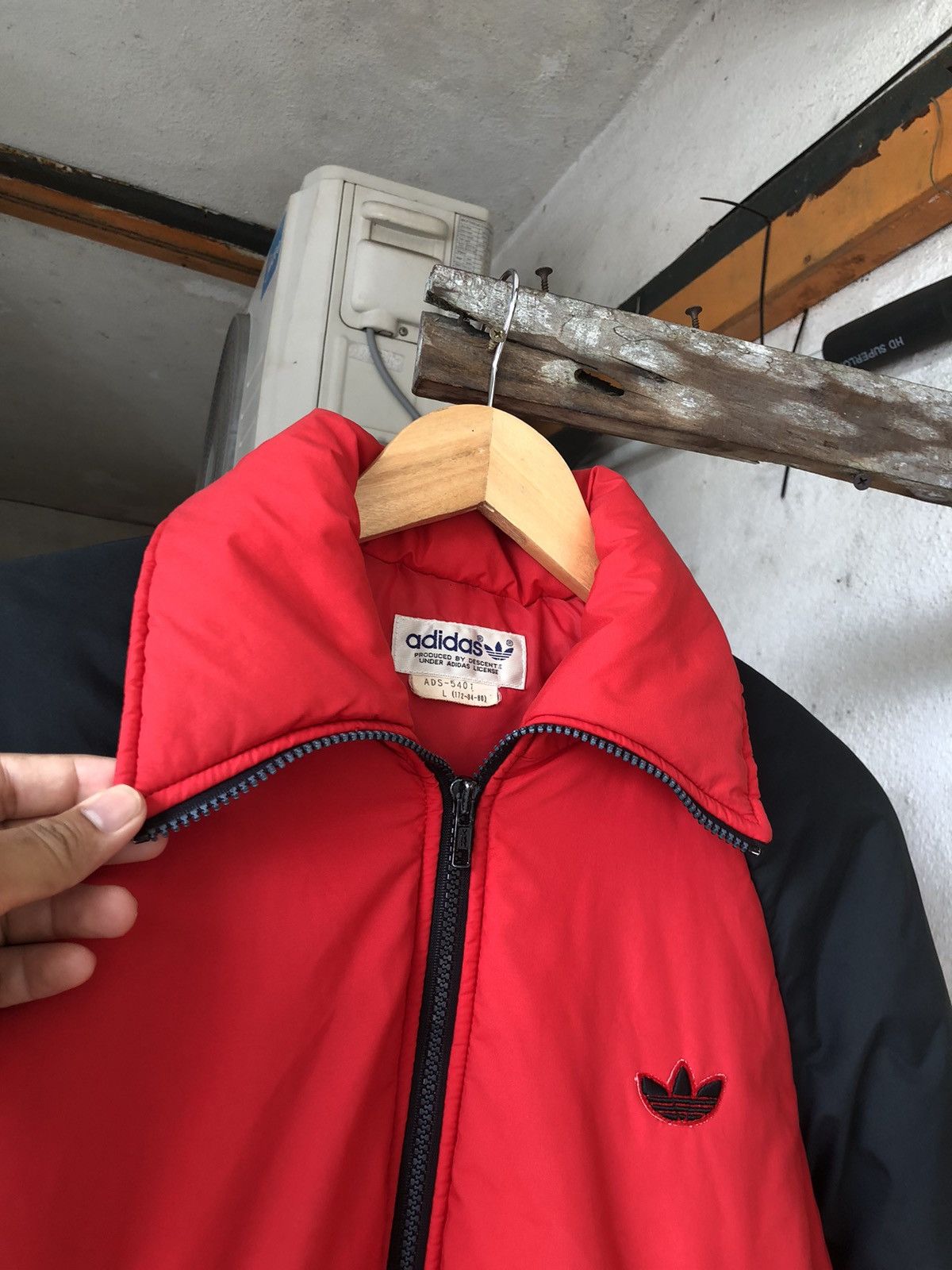 Adidas Rare❗️Vintage 90s Adidas Small Logo Puffer Bomber Jacket Size US M / EU 48-50 / 2 - 5 Thumbnail