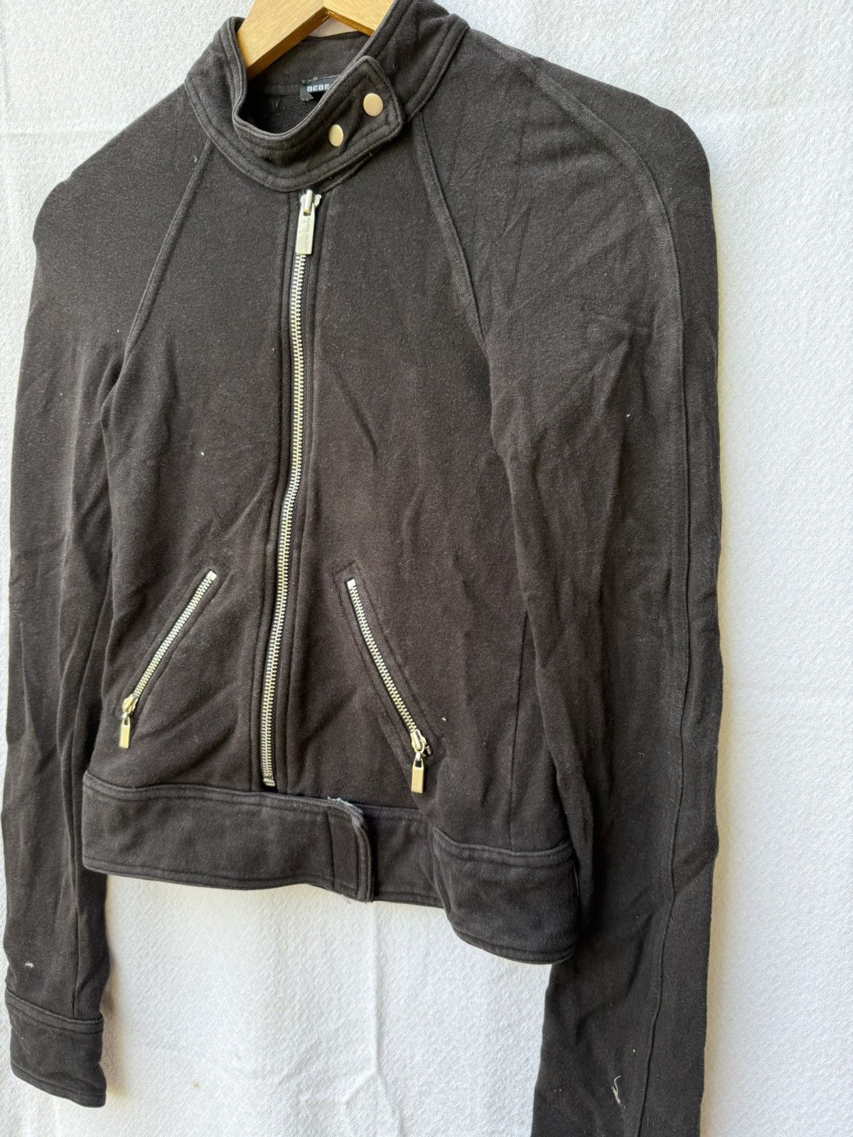 Hysteric Glamour Bebe Sport Zip Biker Jacket Crown 14thaddiction Kmrii Styled Size US XS / EU 42 / 0 - 4 Thumbnail