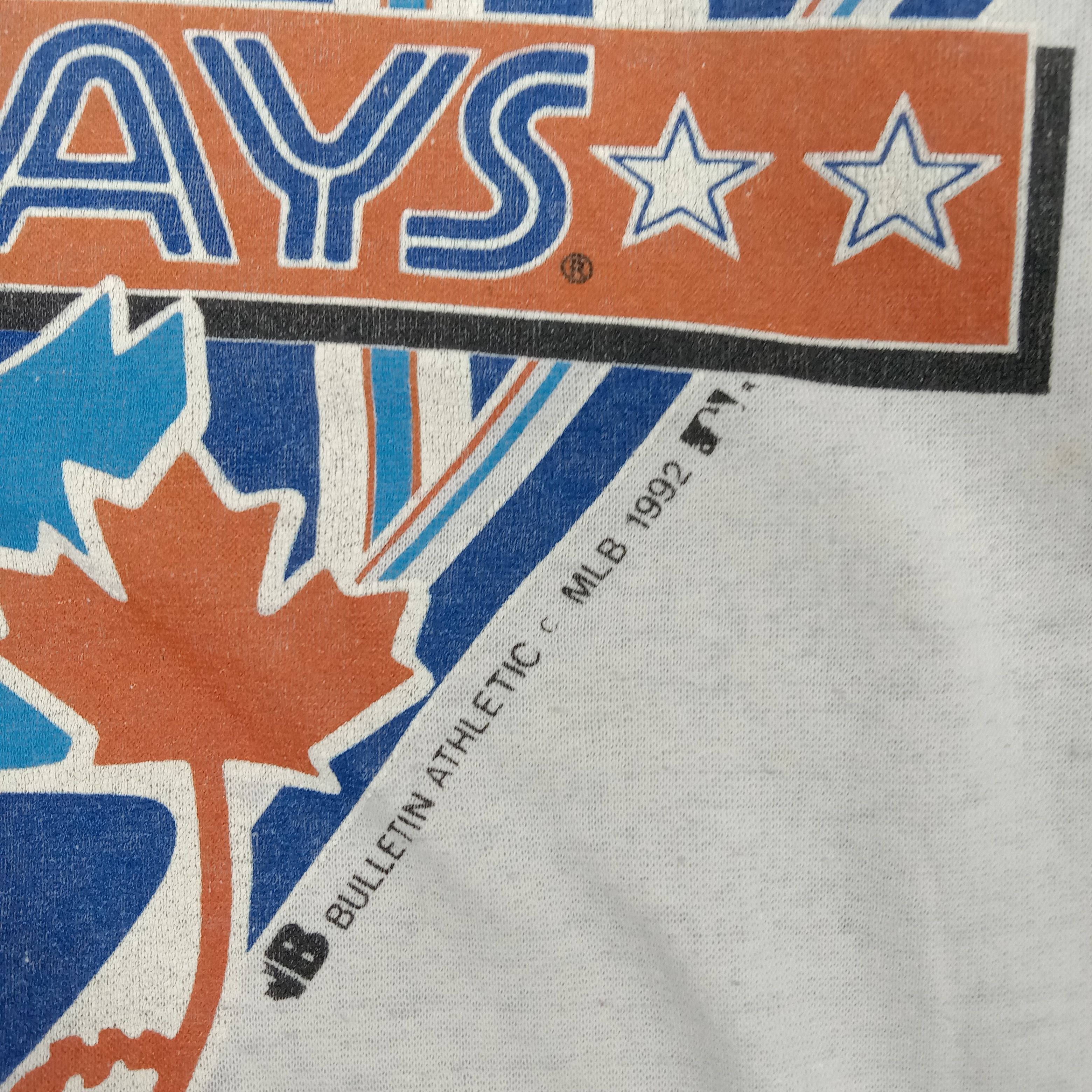 MLB × Vintage Vintage 90's Toronto Blue Jays Baseball MLB Team Sweatshirt Size US XL / EU 56 / 4 - 5 Thumbnail