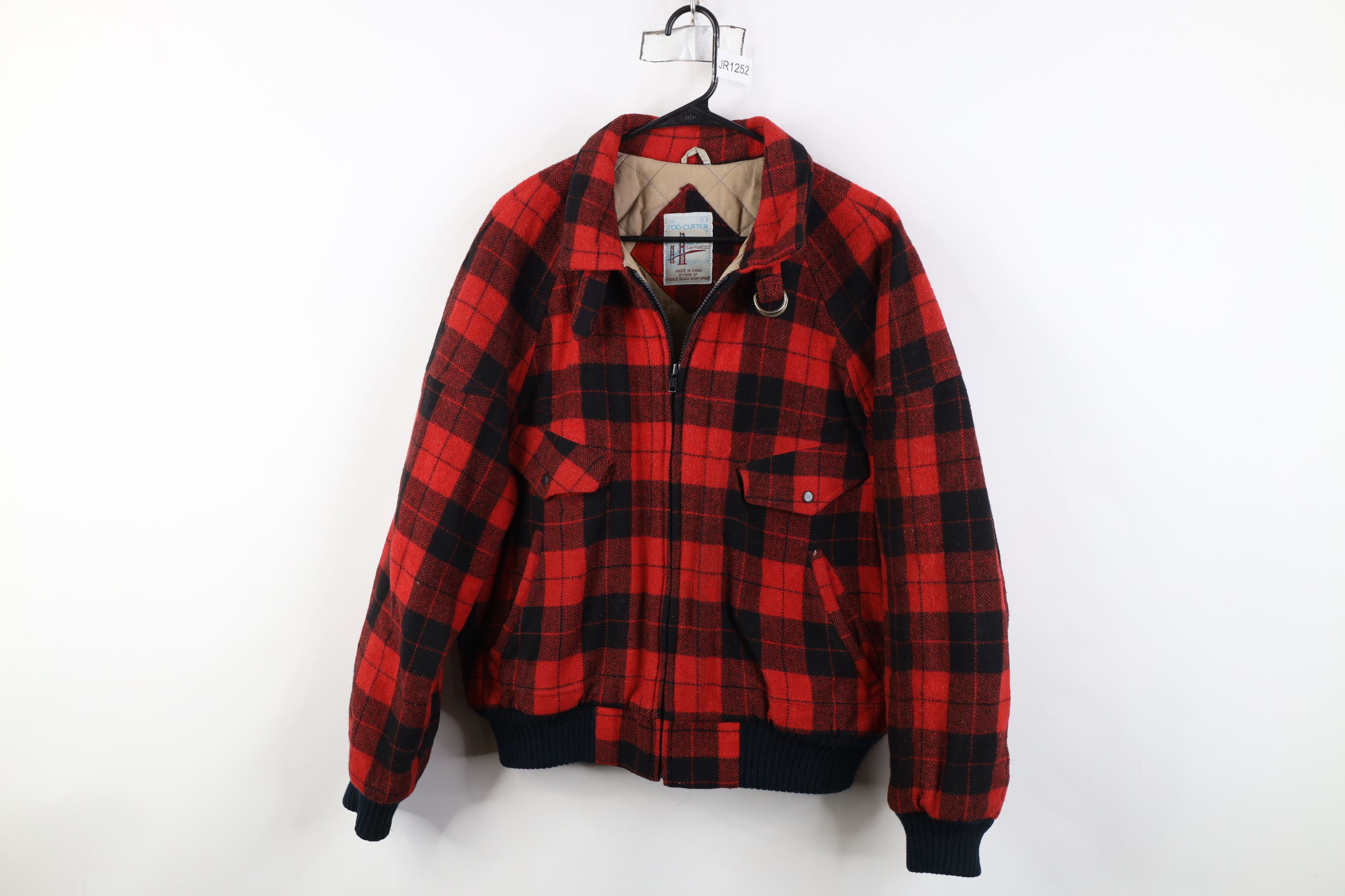 Vintage Vintage 70s Streetwear Quilted Buckle Collar Bomber Jacket Size US L / EU 52-54 / 3 - 1 Thumbnail