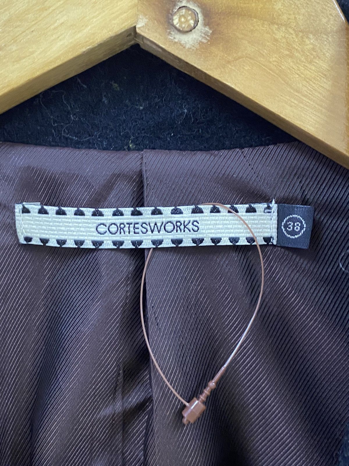 Japanese Brand Cortesworks Wool Coat Jacket Double Layer Size US M / EU 48-50 / 2 - 9 Thumbnail