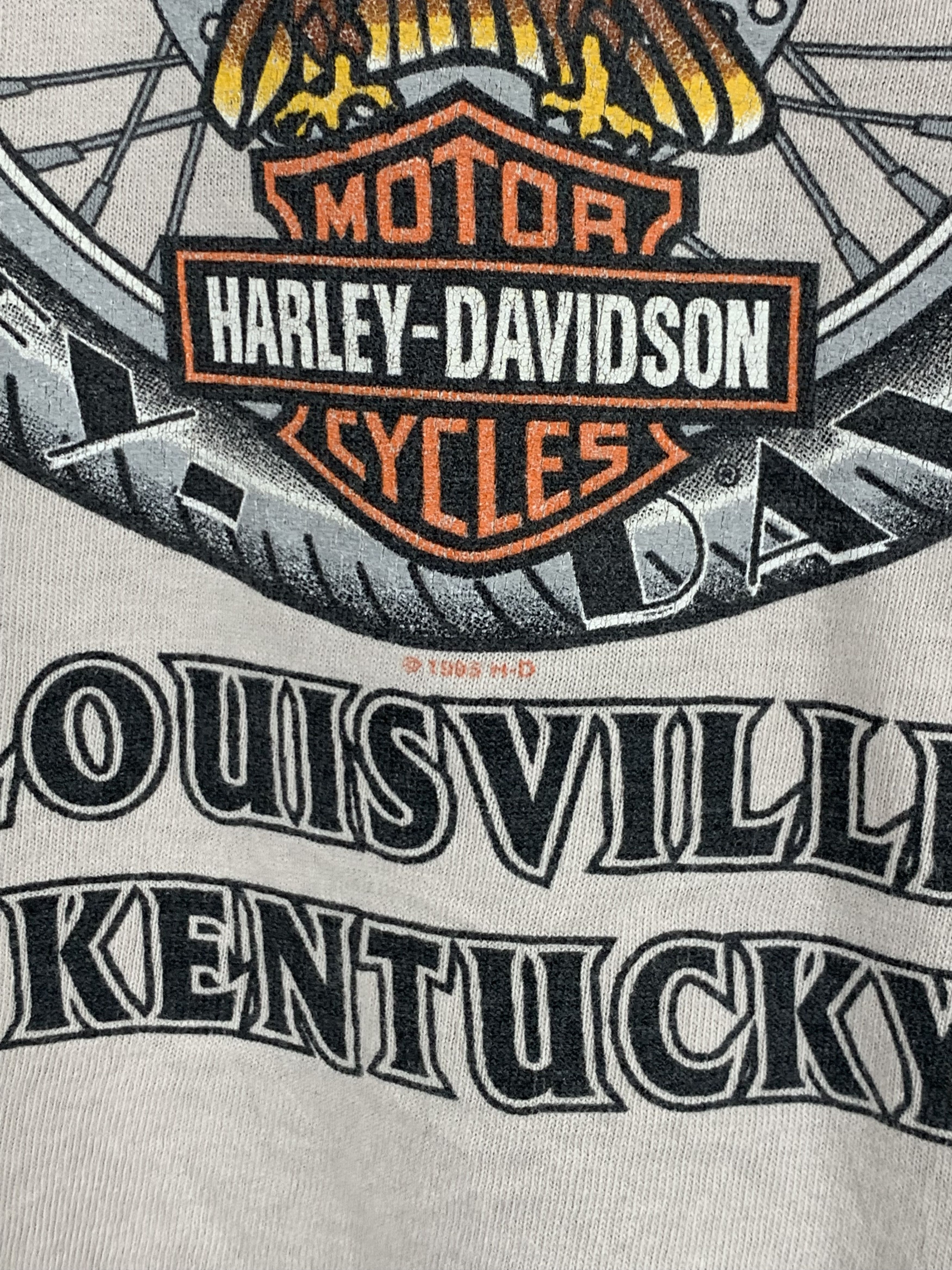 Harley Davidson Vintage 90s Harley Davidson Long Sleeve T Shirt TA0238 Size US XL / EU 56 / 4 - 13 Thumbnail