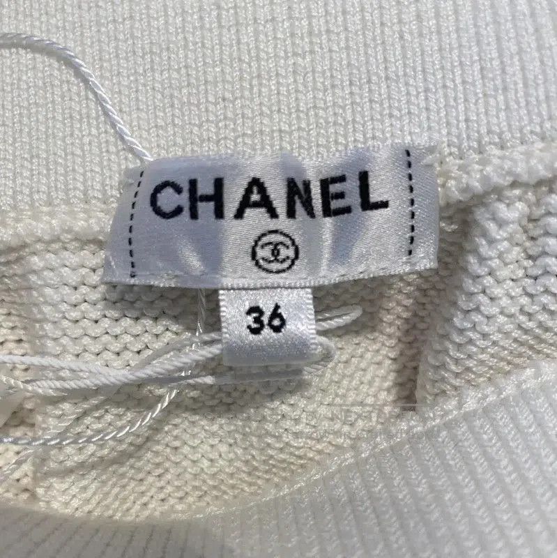 Chanel Chanel White Knit Ruffled Skirt for Women . Size 23" - 4 Thumbnail