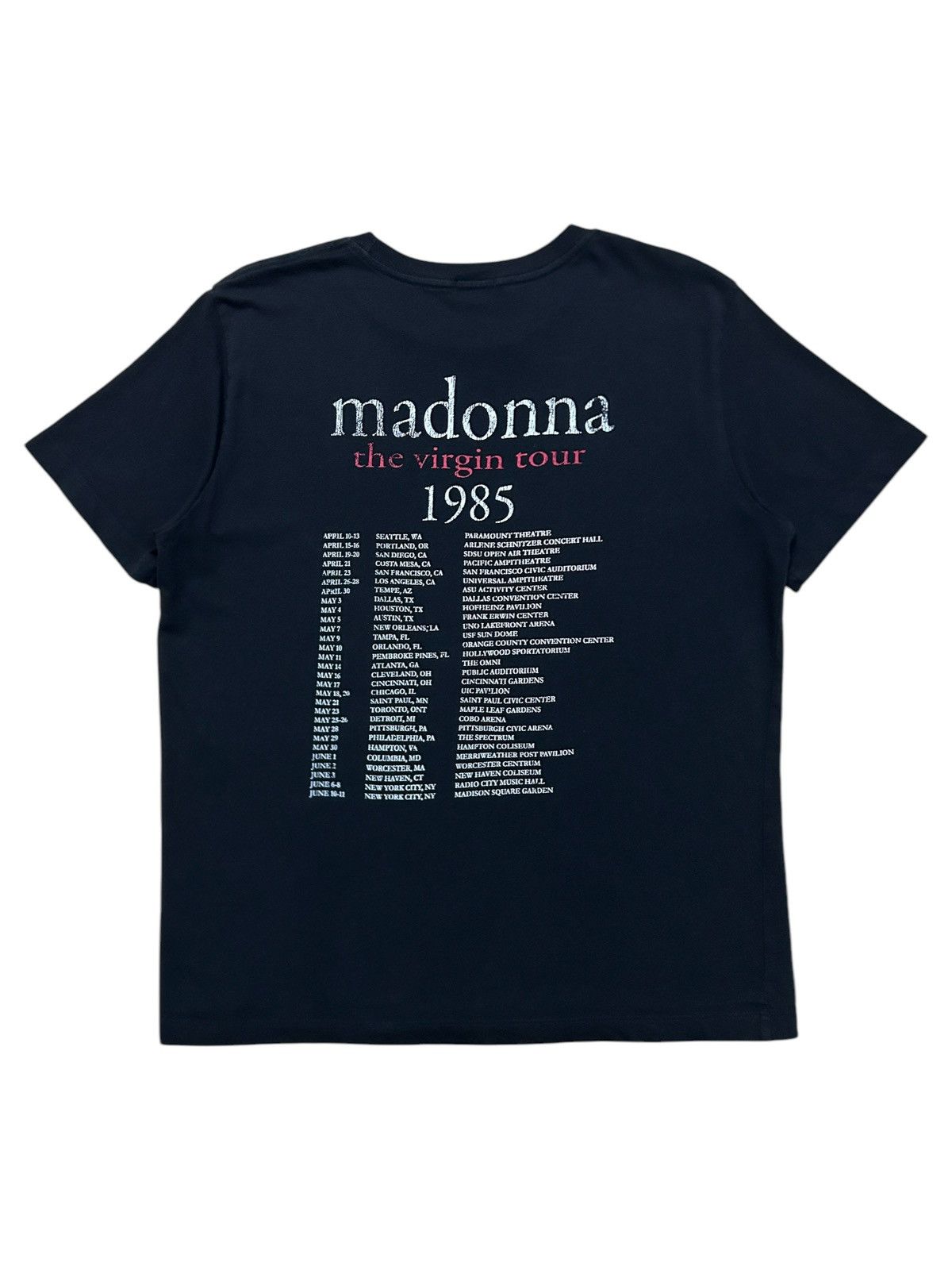 Band Tees Madonna Like A Virgin 1985 Tour Tee Size US XL / EU 56 / 4 - 3 Thumbnail