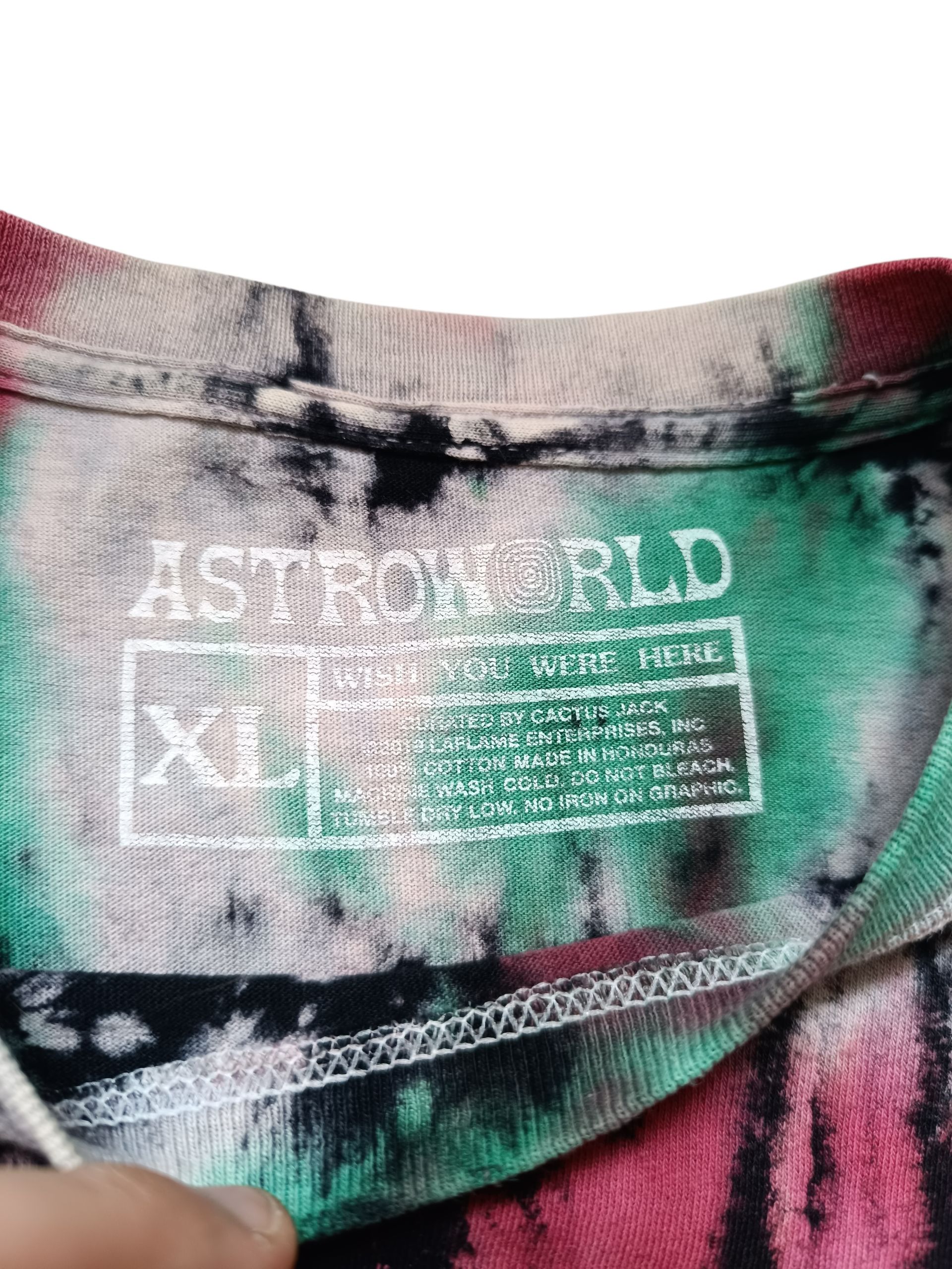 Travis Scott Astroworld Skeleton Merch T-shirt Size US XL / EU 56 / 4 - 3 Thumbnail