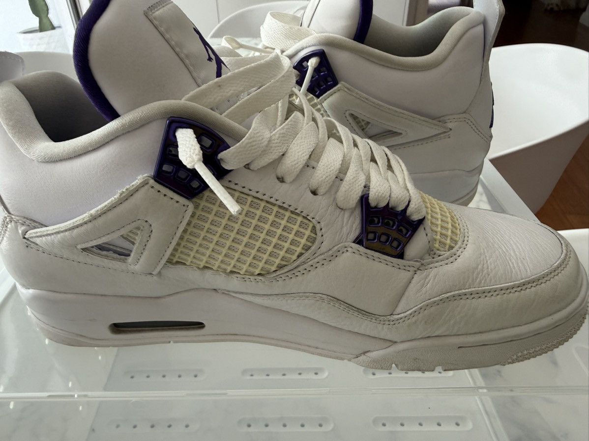 Jordan Brand Jordan 4 Retro Metallic Purple Size US 10 / EU 43 - 9 Thumbnail