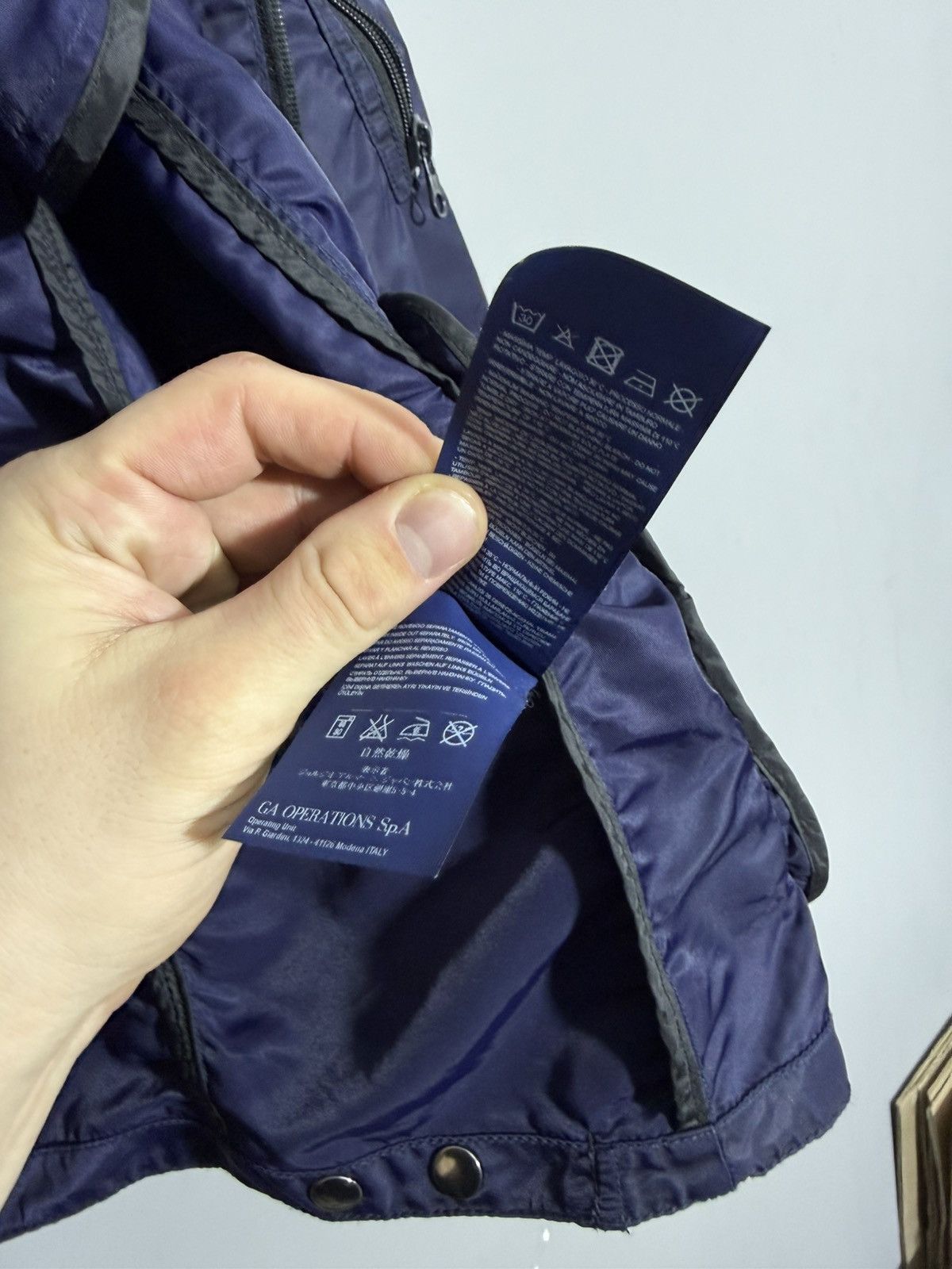 Armani Vintage Armani Jeans nylon jacket size 54 Size US L / EU 52-54 / 3 - 17 Thumbnail