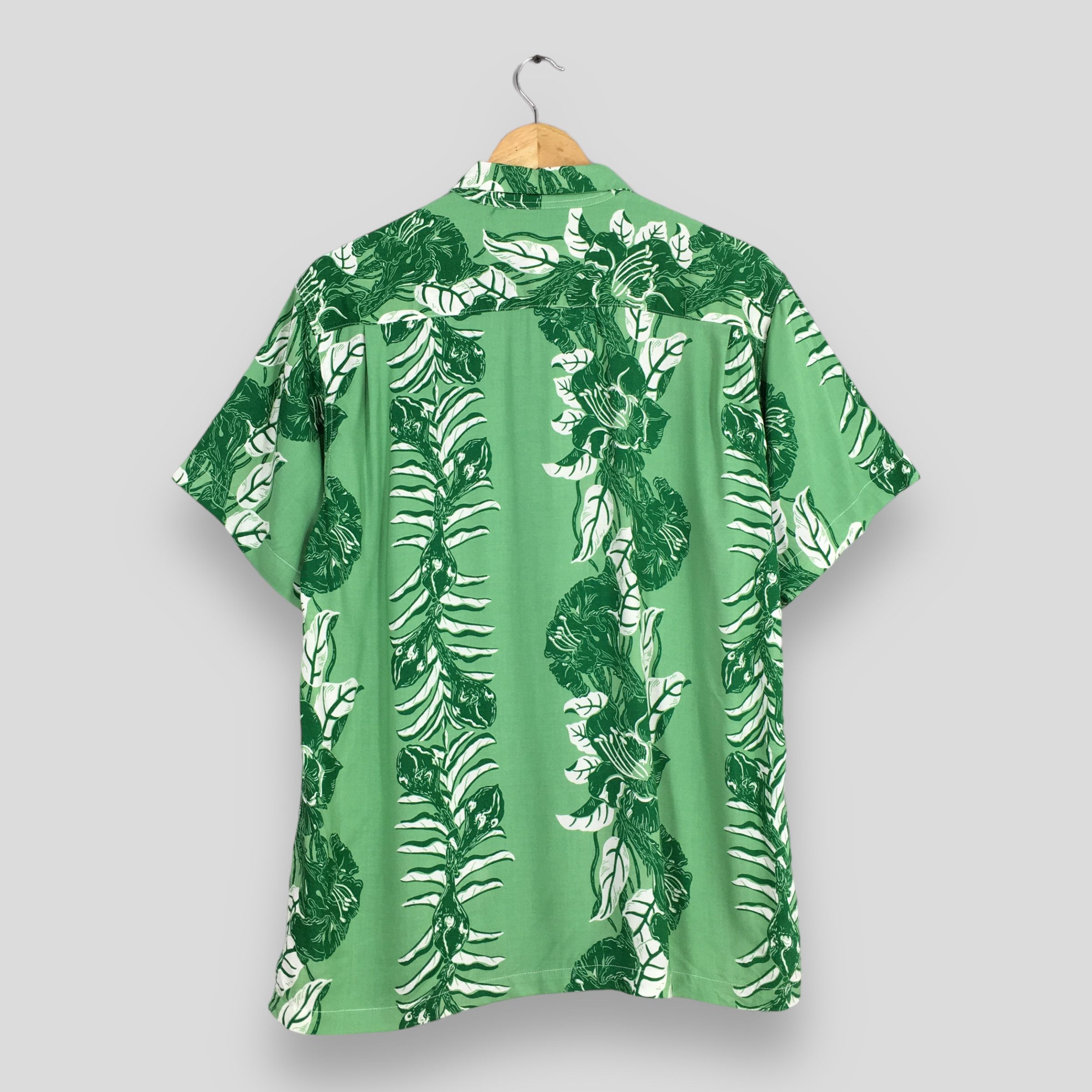 Other Vintage 80s Hawaii Aloha Surfwear Beach Green Shirt Large Size US L / EU 52-54 / 3 - 9 Thumbnail