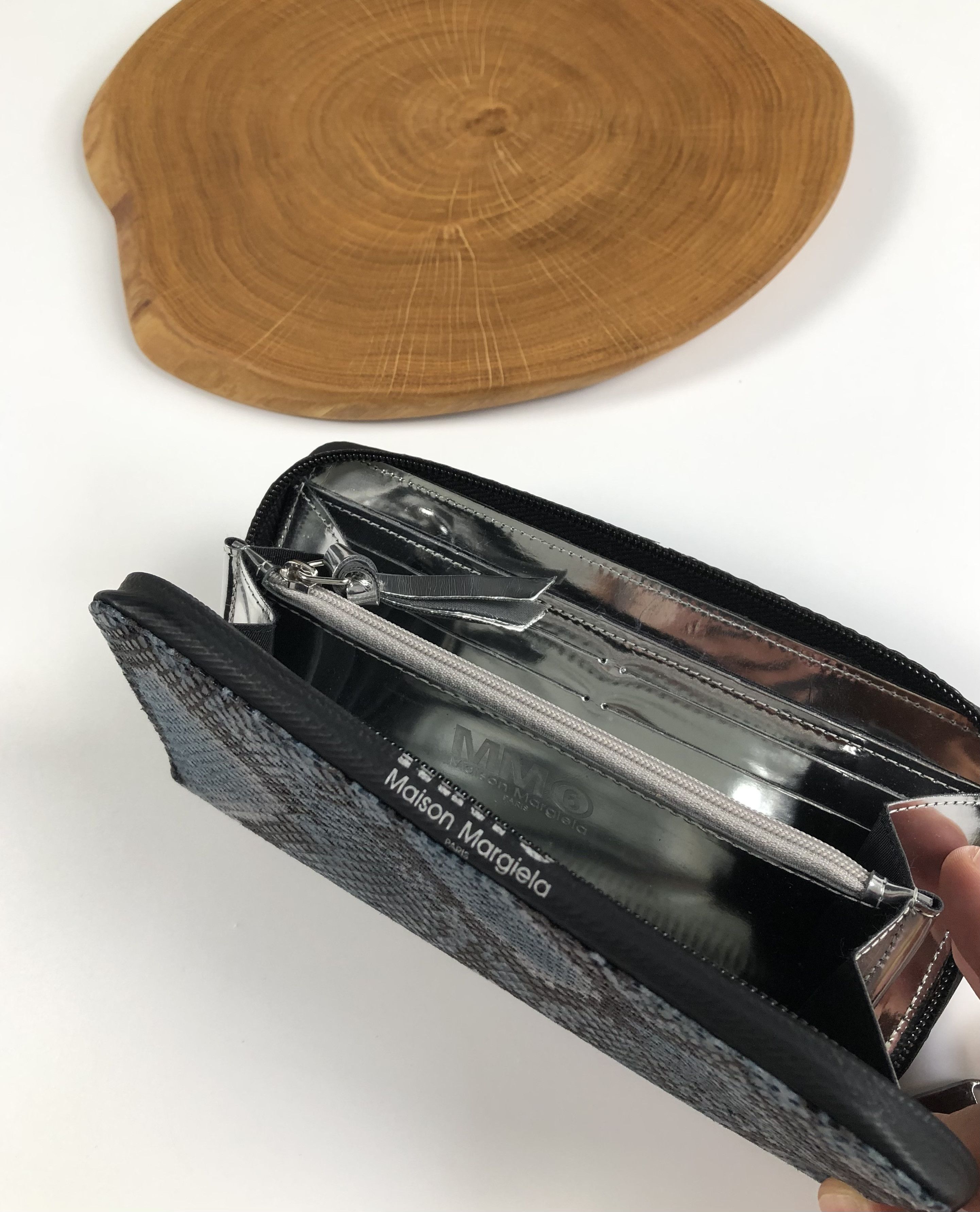 Maison Margiela Maison Margiela MM6 Lizard-Embossed Long Wallet Size ONE SIZE - 4 Thumbnail