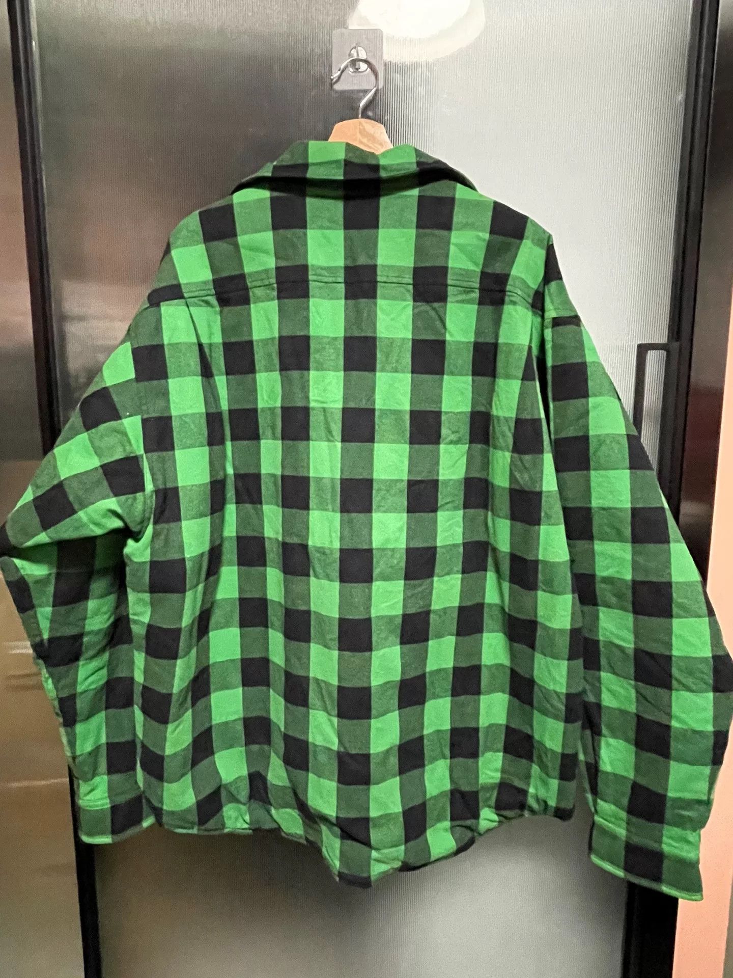 Balenciaga balenciaga green plaid long sleeve shirt Size US L / EU 52-54 / 3 - 6 Thumbnail