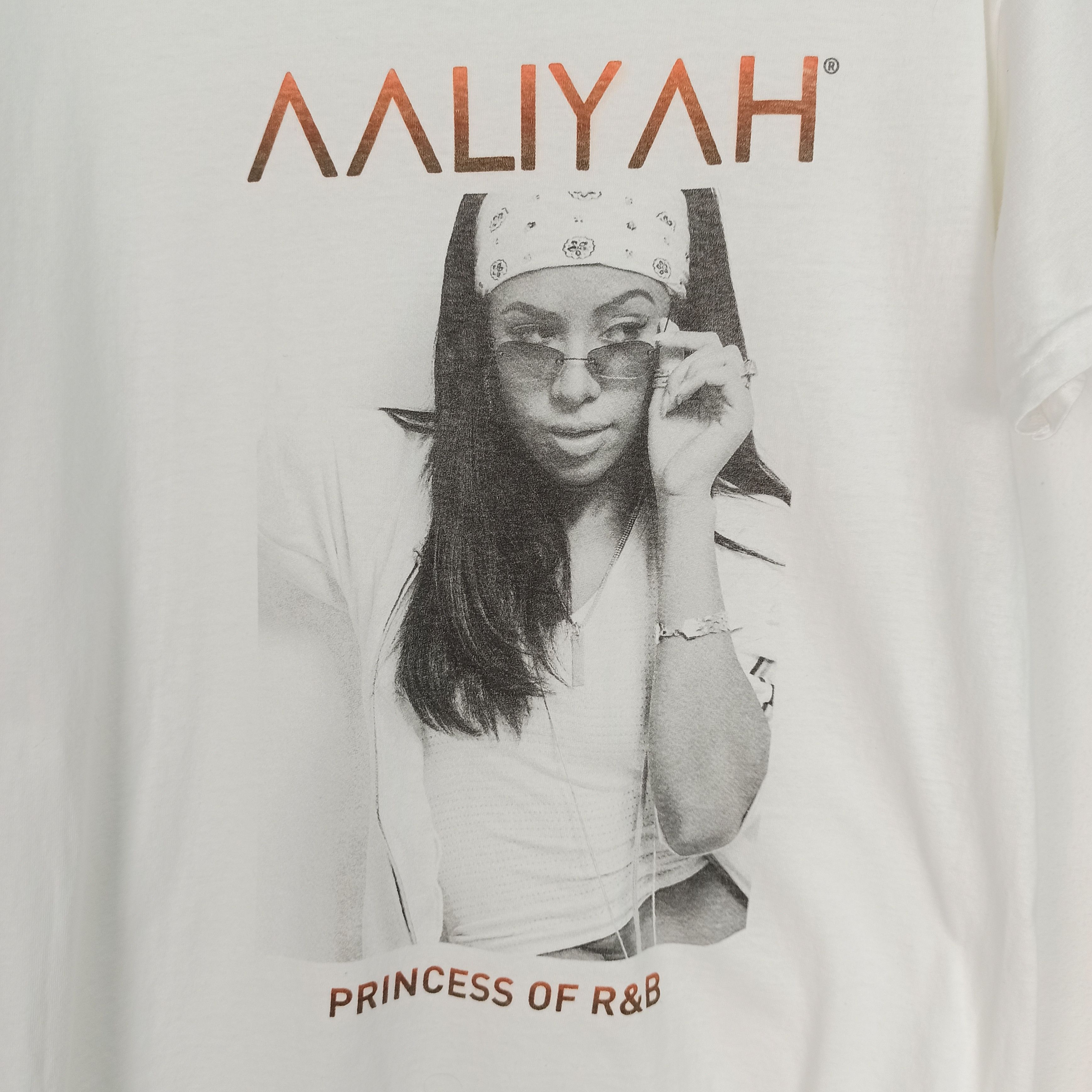 Rap Tees AALIYAH PRINCESS OF R&B PROMO T-SHIRT Size US M / EU 48-50 / 2 - 3 Thumbnail