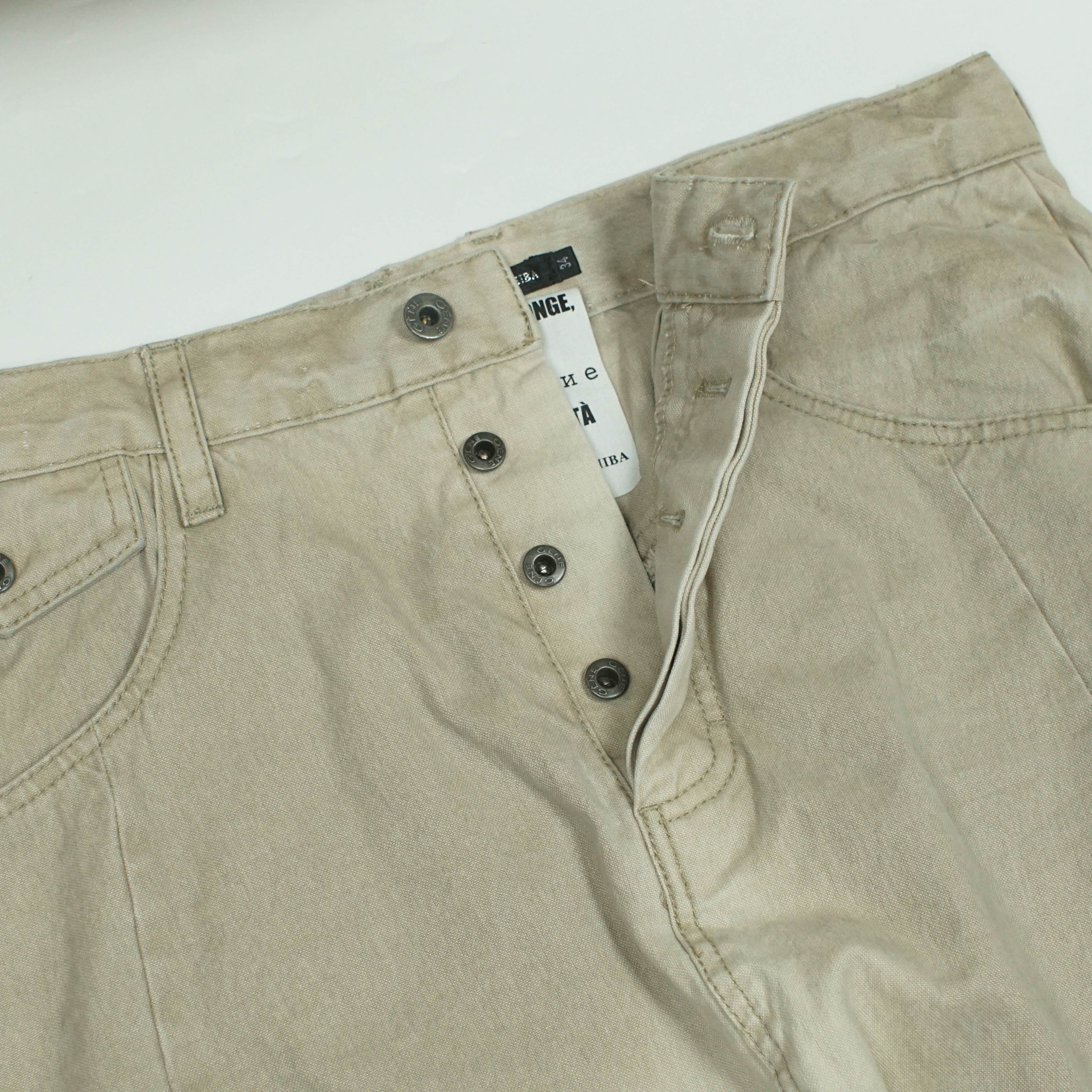 Gene Par Yukio Mishiba *NoTariff Yukio Mishiba Gene Par Banana Cut Zip Leg Pants Size US 34 / EU 50 - 7 Thumbnail