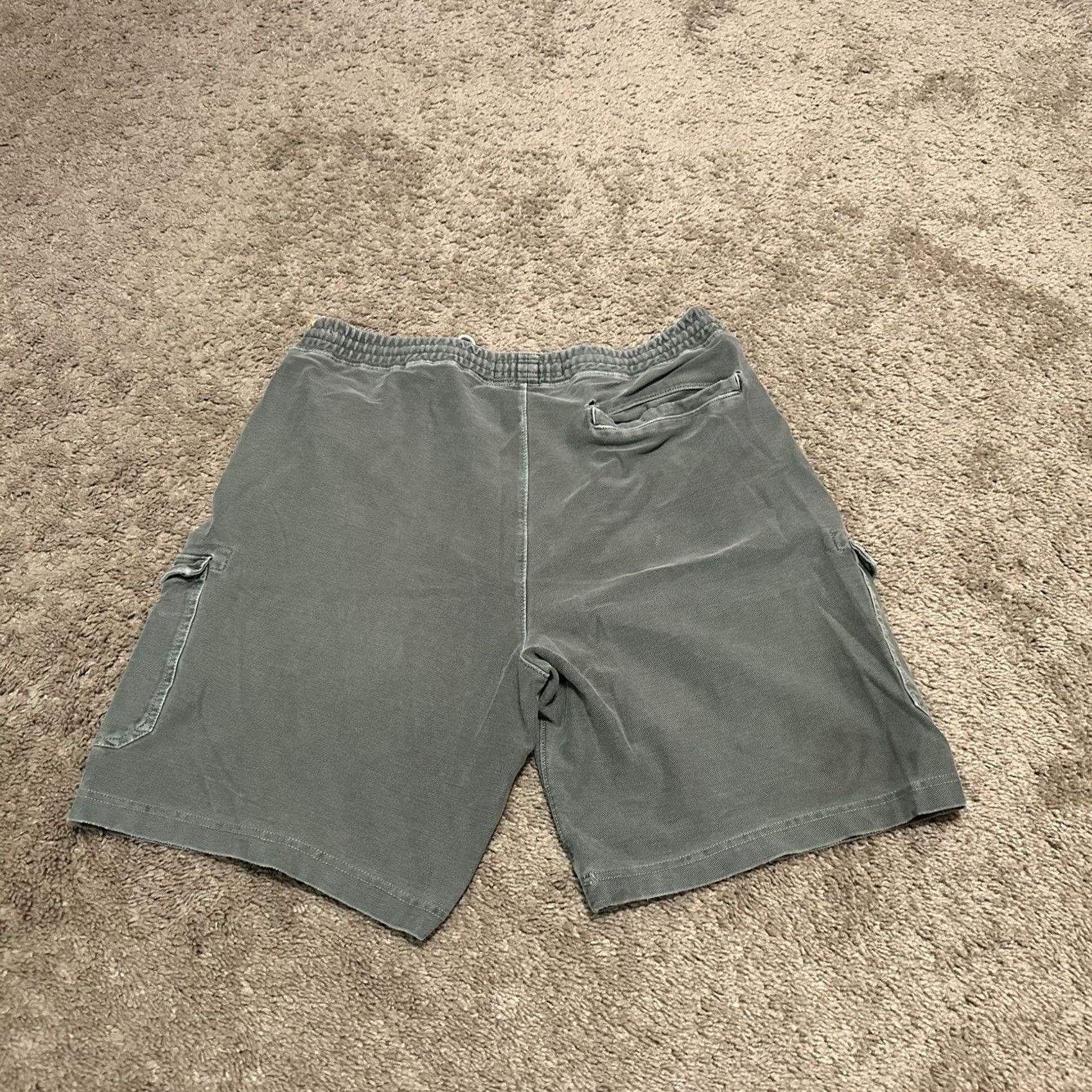 Abercrombie & Fitch Abercrombie & Fitch Shorts Mens Large Cargo Utility Pockets Drawstring Green Size US 33 - 4 Thumbnail