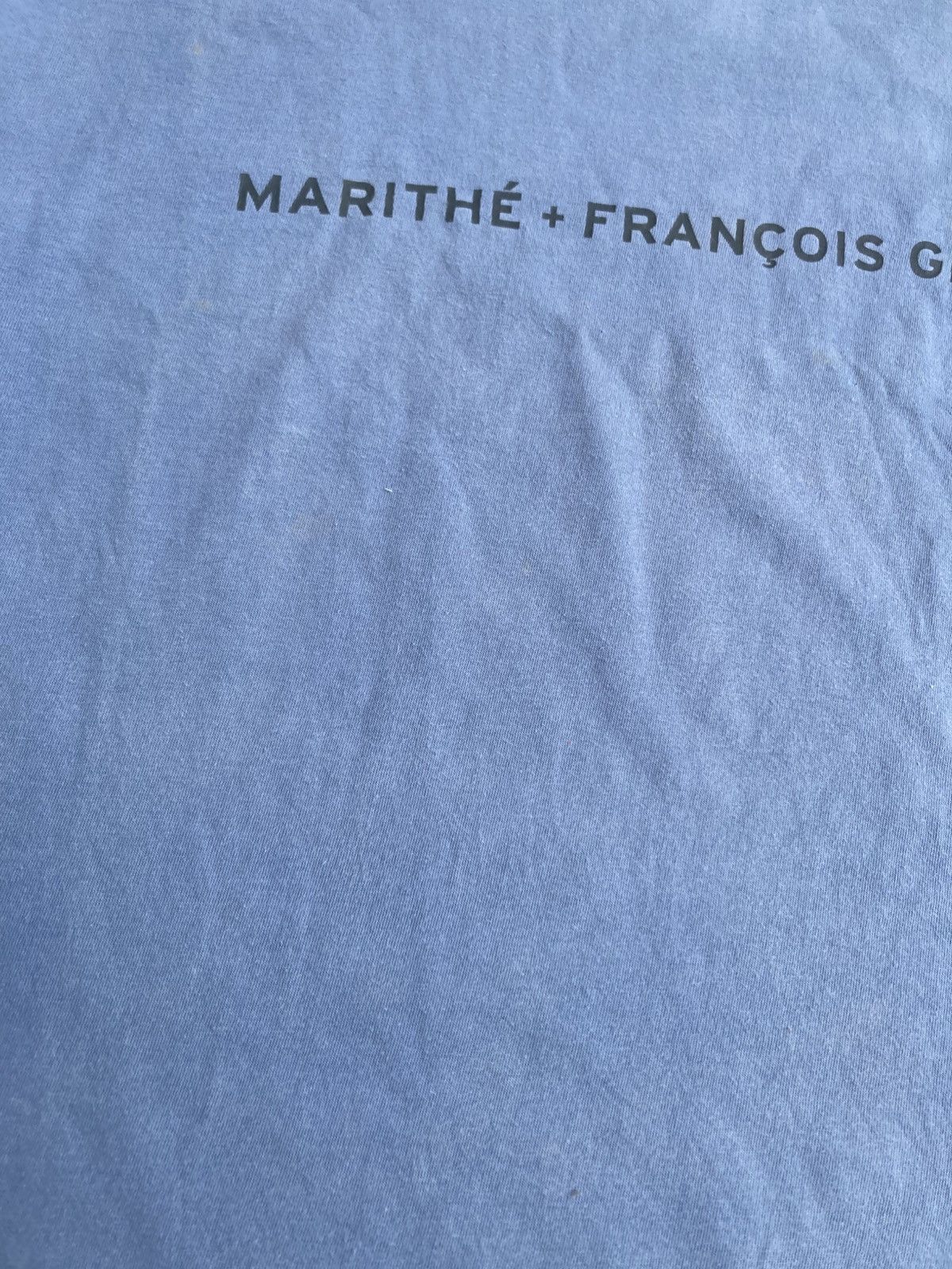Marithe + Francois Girbaud Marithe + Francois Girbaud spellout sun faded t shirt Size US XXL / EU 58 / 5 - 2 Thumbnail