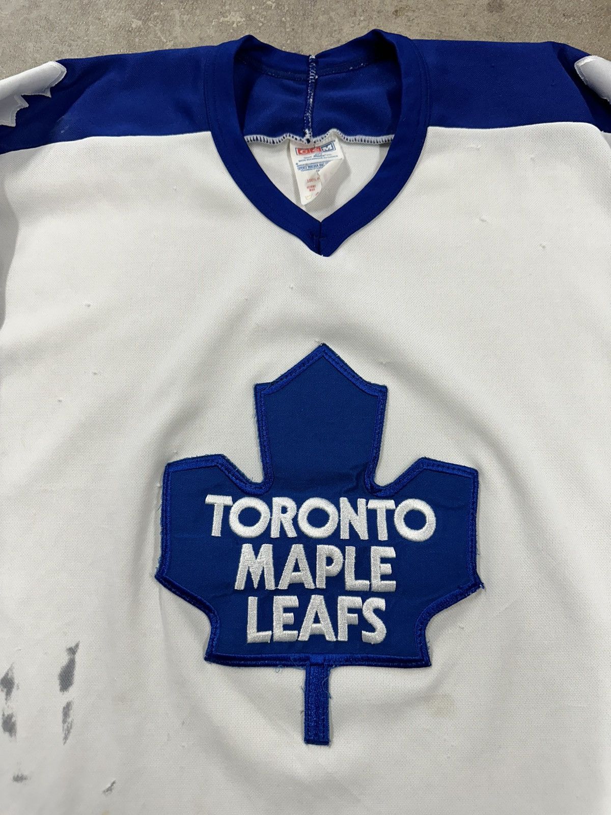 Ccm Vintage 90s CCM Toronto Maple Leafs Hockey Jersey Size US L / EU 52-54 / 3 - 4 Thumbnail