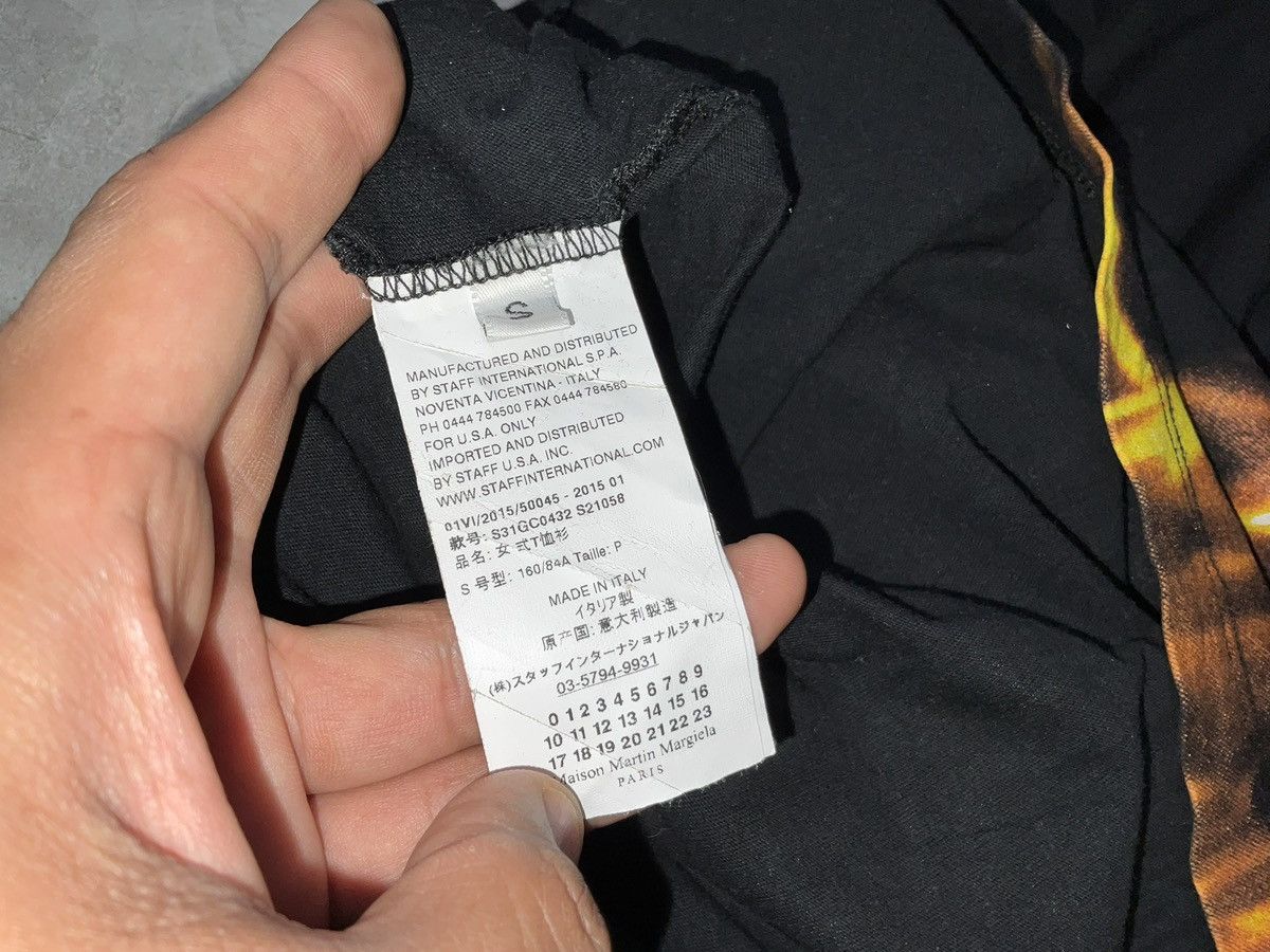 Maison Margiela Maison Margiela Line 10 S/S 15 Re-edition Flame Tee Size US S / EU 44-46 / 1 - 7 Thumbnail