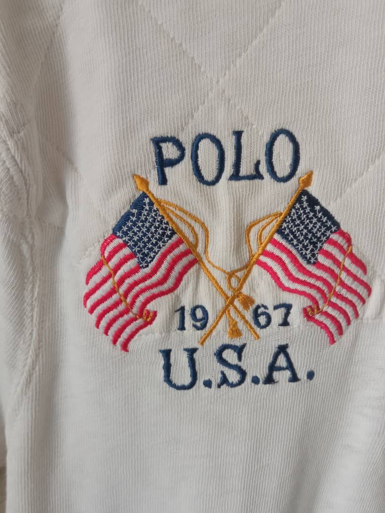 Polo Ralph Lauren × Vintage Polo Ralph Lauren Vintage Sweatshirt USA Regby 00s Streetwea Size US M / EU 48-50 / 2 - 5 Thumbnail