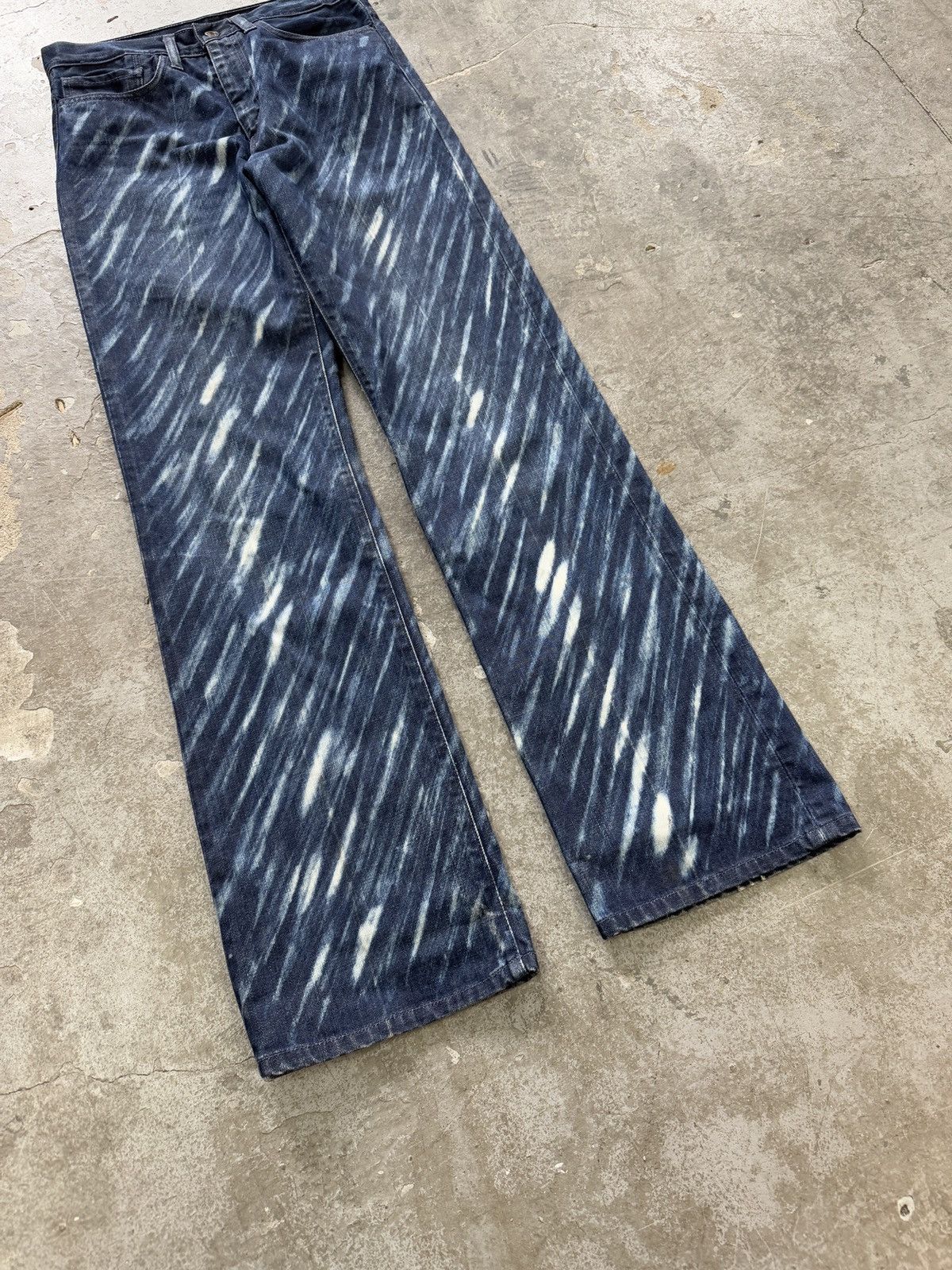 Japanese Brand Vintage 90s Levis Sta Prest Faded Wash Distress Jeans Size US 30 / EU 46 - 3 Thumbnail