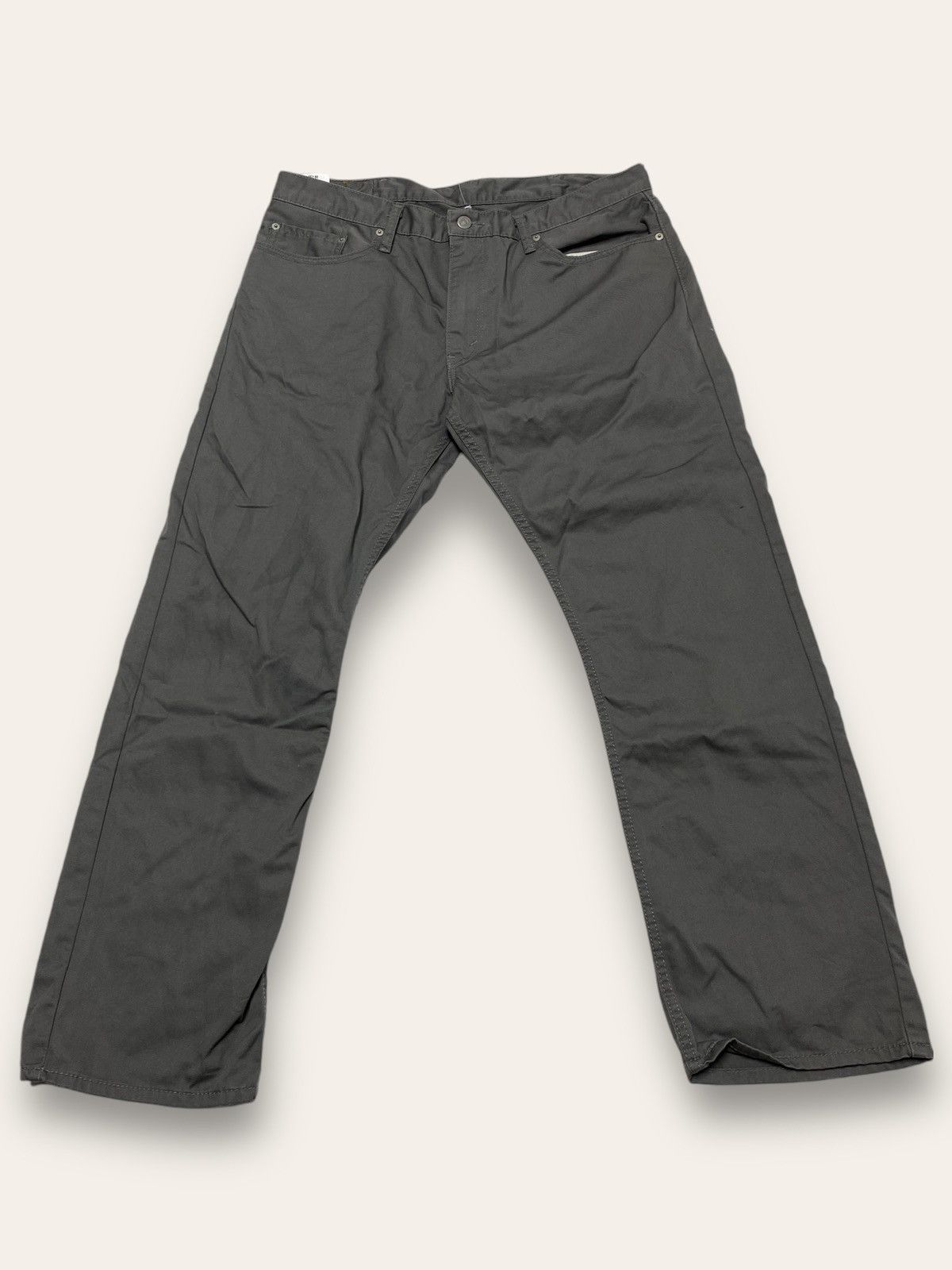Levi's Vintage LEVIS Grey Pants Jeans Wide Baggy 514 W37 L29 Size US 37 - 2 Thumbnail