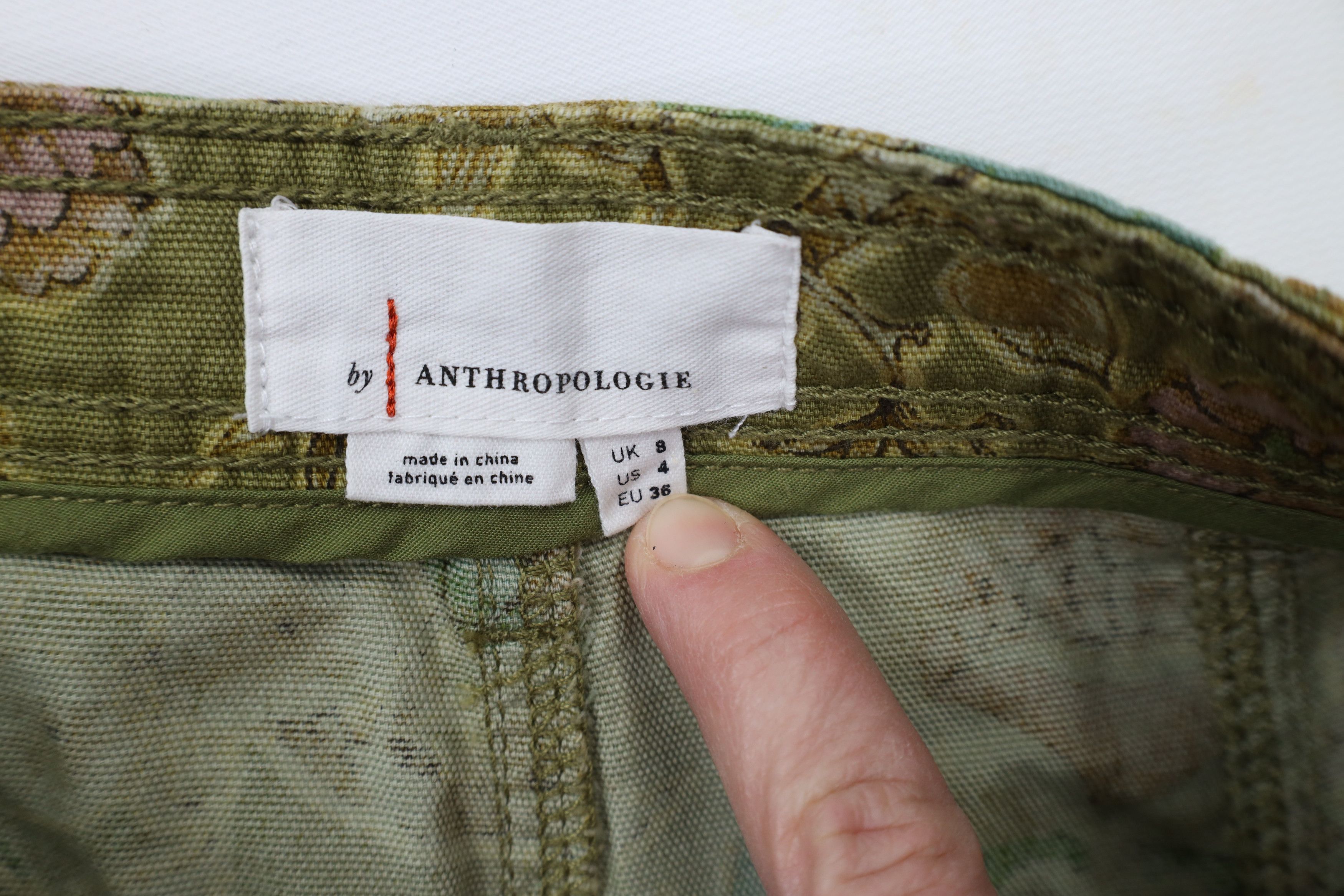 Anthropologie × Vintage Anthropologie All Over Print Cropped Balloon Cargo Pants Size 27" / US 4 / IT 40 - 7 Thumbnail