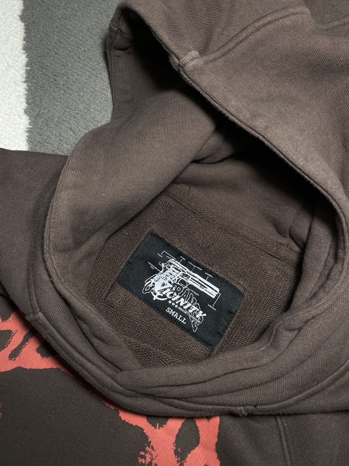 Designer × Vintage Vicinity Shooting House Brown Boxy Fit Hoodie Size US S / EU 44-46 / 1 - 16 Thumbnail