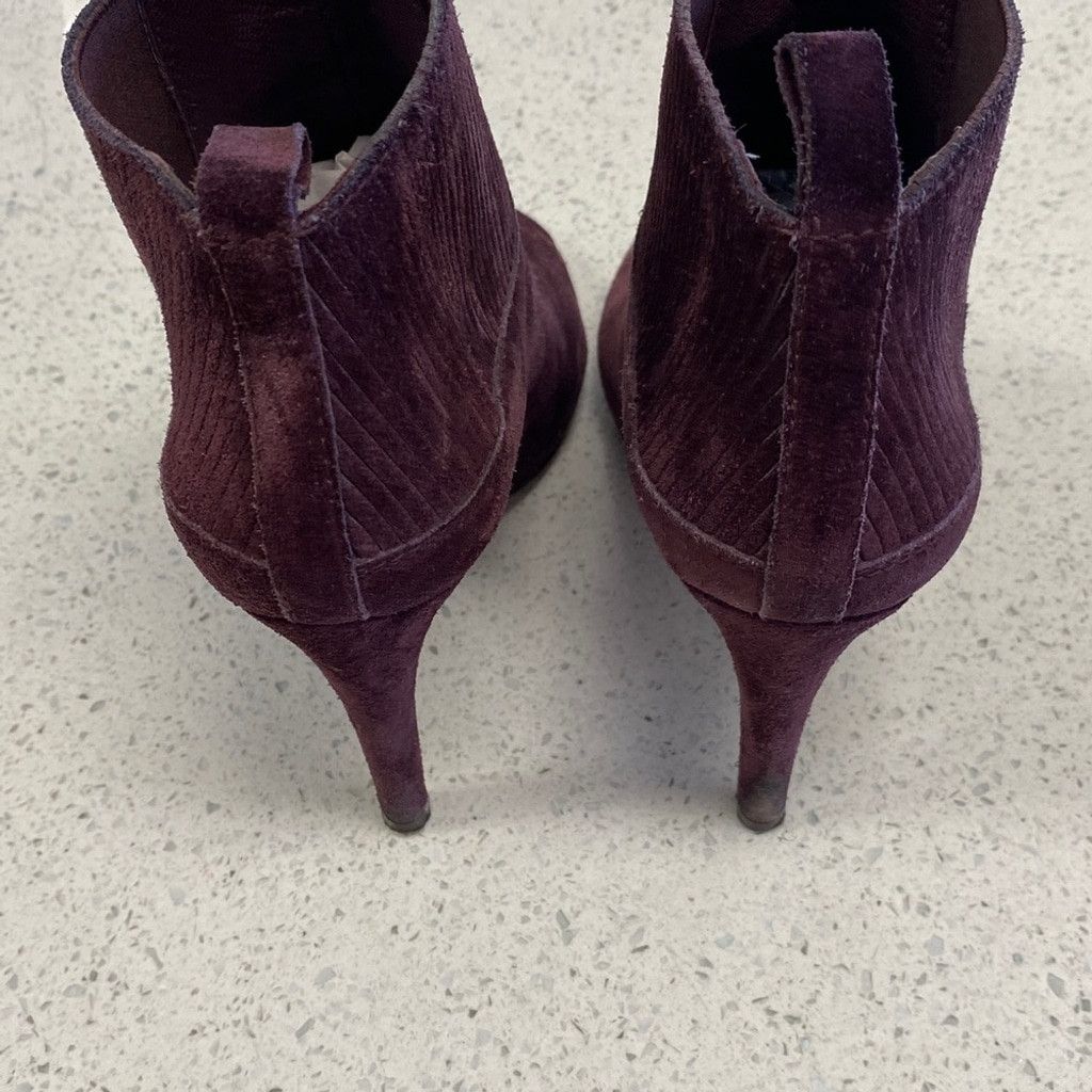 Pedro Garcia Pedro Garcia Sybil Suede Peep Toe Ankle Booties Size 38 Size US 8 / IT 38 - 3 Thumbnail